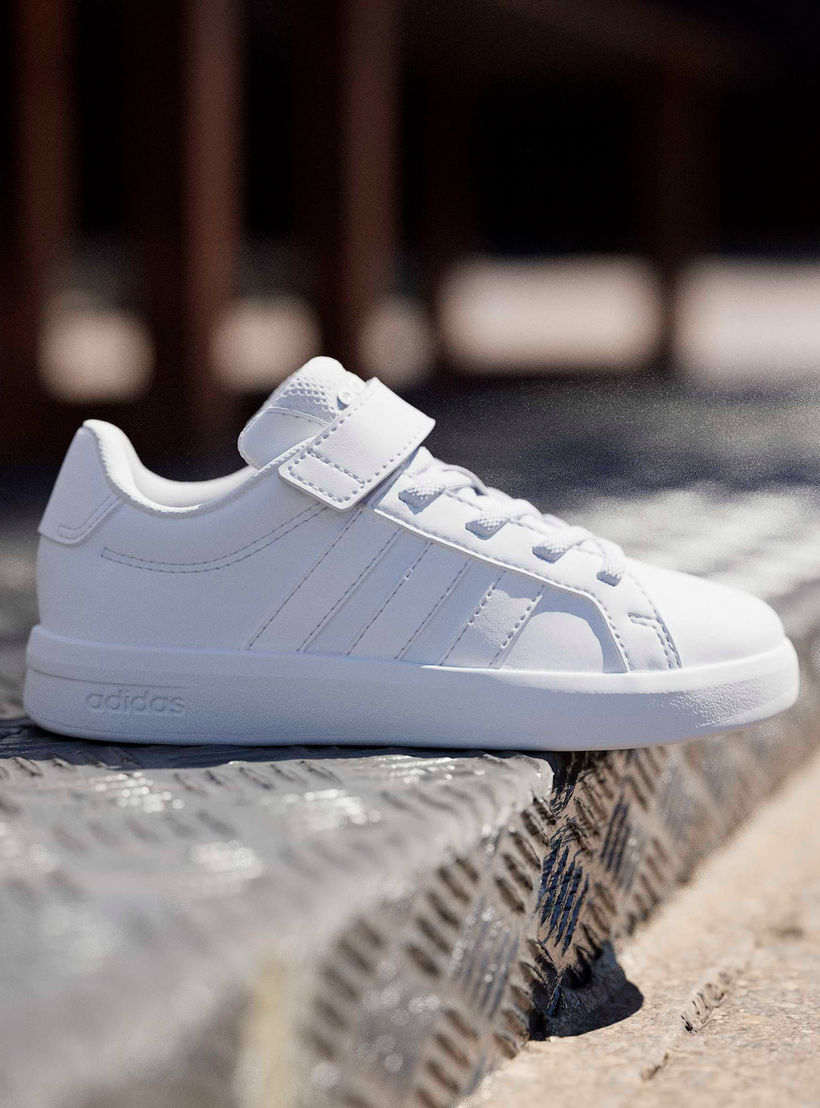 حذاء سنيكرز كاحل بشريط إغلاق جراند كورت 3.0 للأطفال من أديداس-girls-shoes-sneakers-image-8