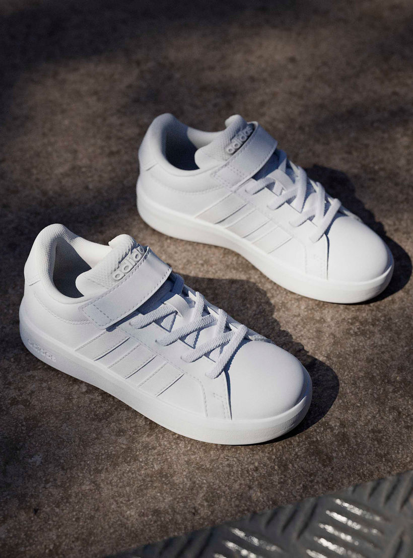 حذاء سنيكرز كاحل بشريط إغلاق جراند كورت 3.0 للأطفال من أديداس-girls-shoes-sneakers-image-9