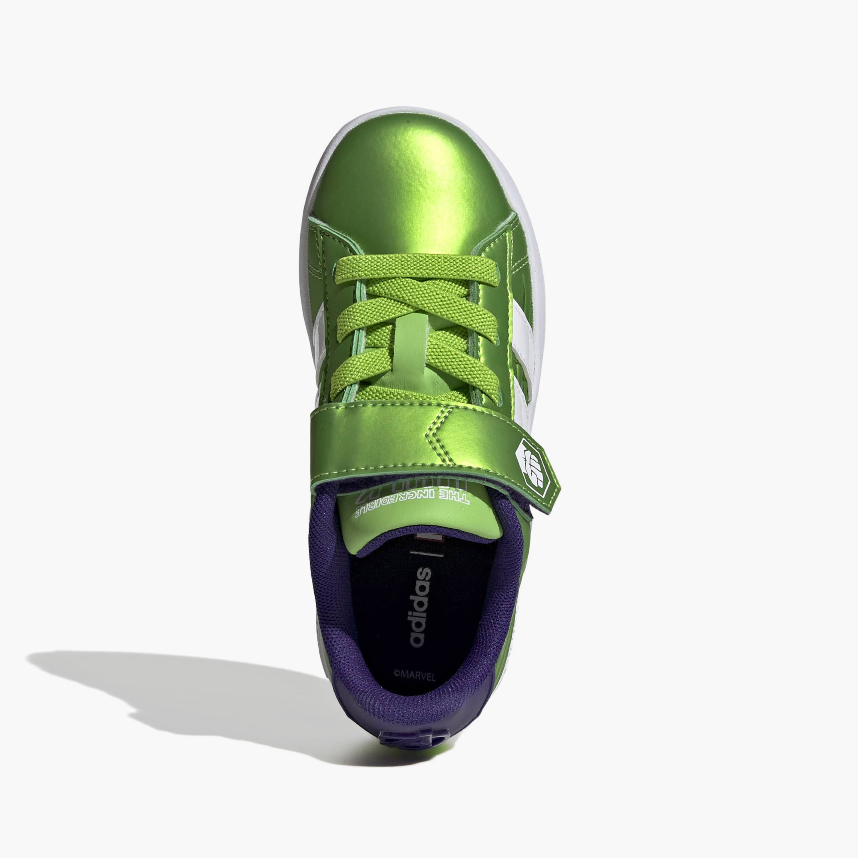 Adidas Boys GRAND COURT HULK EL Hook & Loop Sneakers-boys-shoes-sneakers-image-3