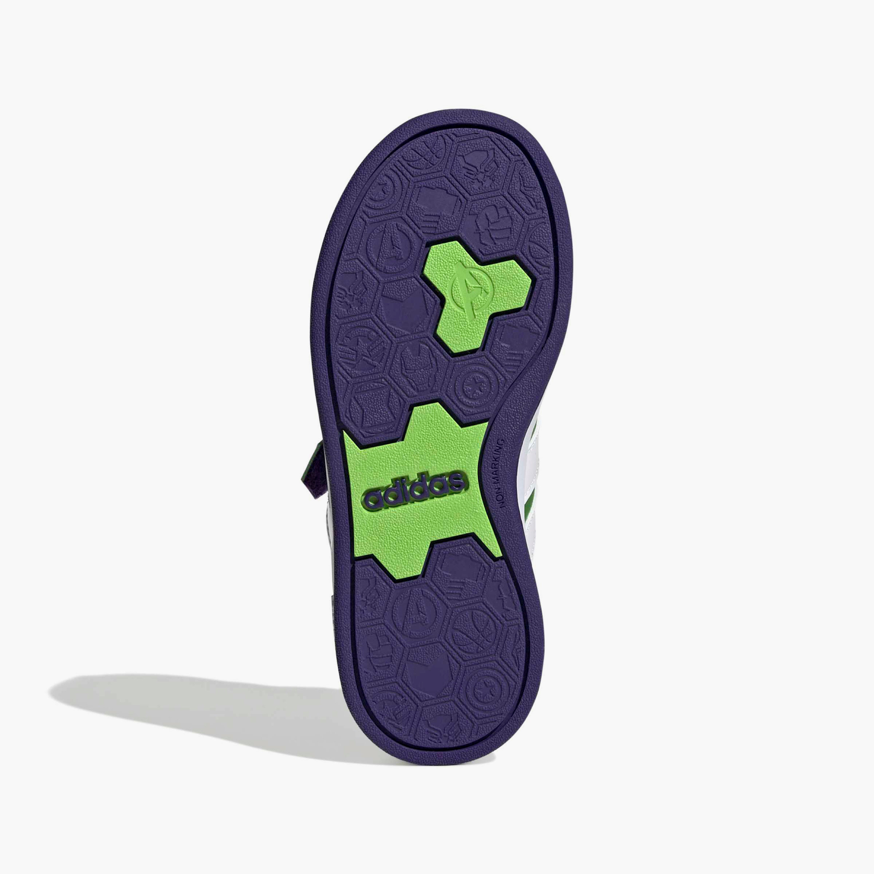 Adidas Boys GRAND COURT HULK EL Hook & Loop Sneakers-boys-shoes-sneakers-image-4