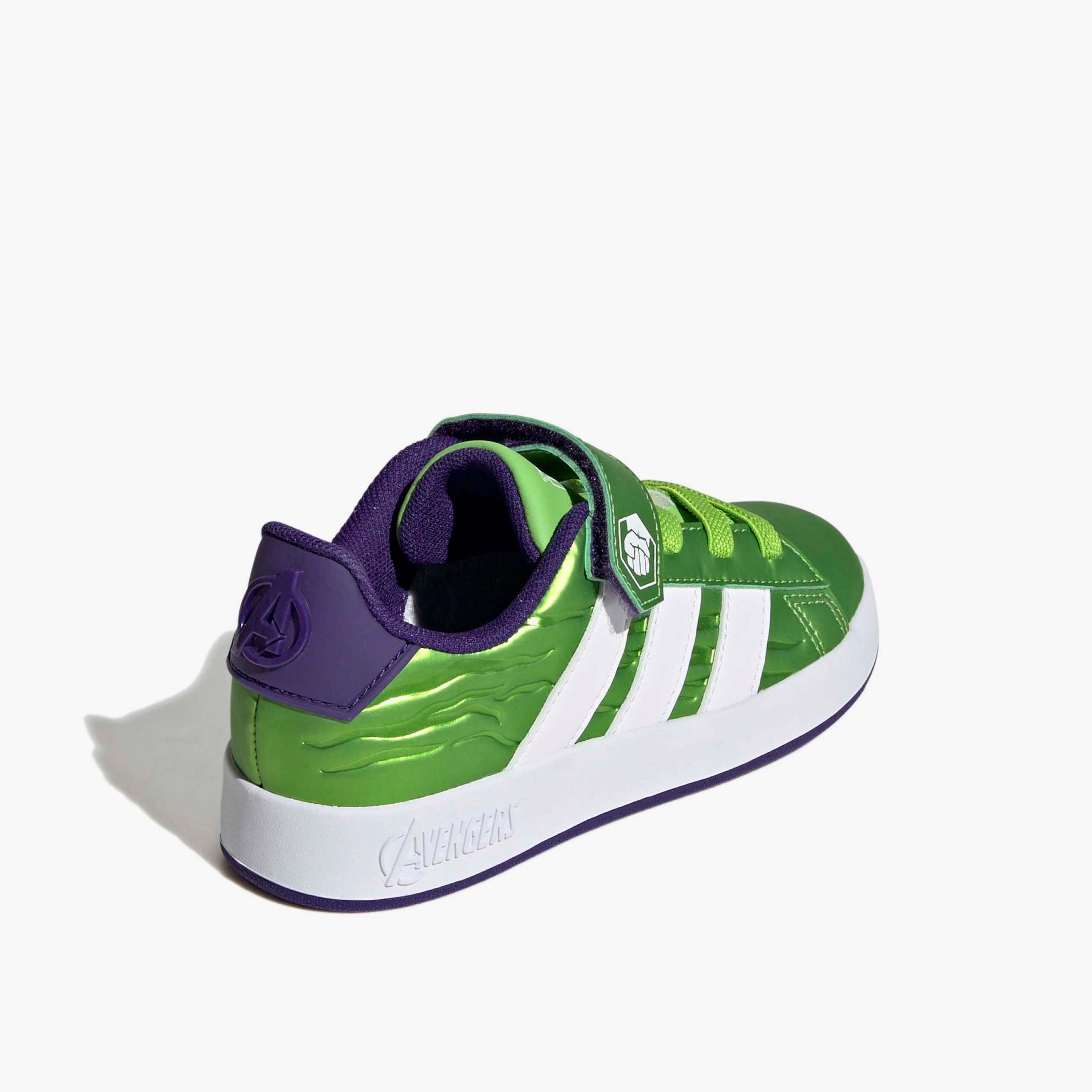Adidas Boys GRAND COURT HULK EL Hook & Loop Sneakers-boys-shoes-sneakers-image-5