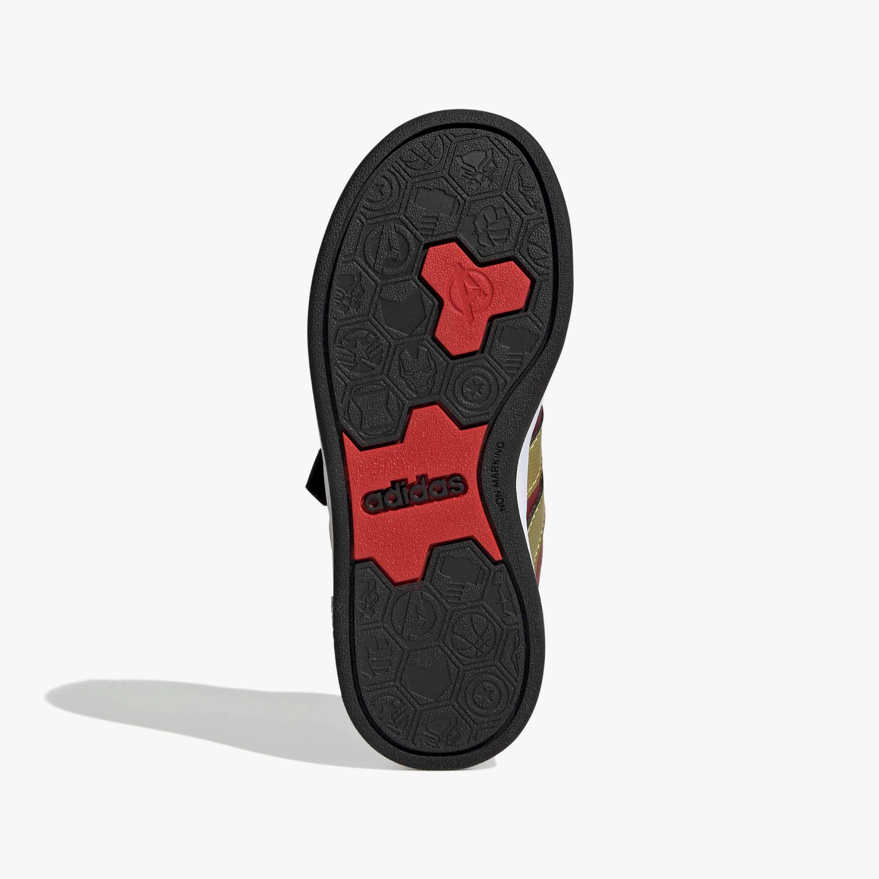 Adidas Boys GRAND COURT IRON MAN EL Hook & Loop Sneakers-boys-shoes-sneakers-image-5