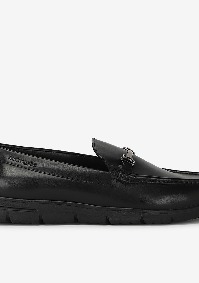Buy Men's Men Leather Black Round Toe Horsebit Loafers Online ...