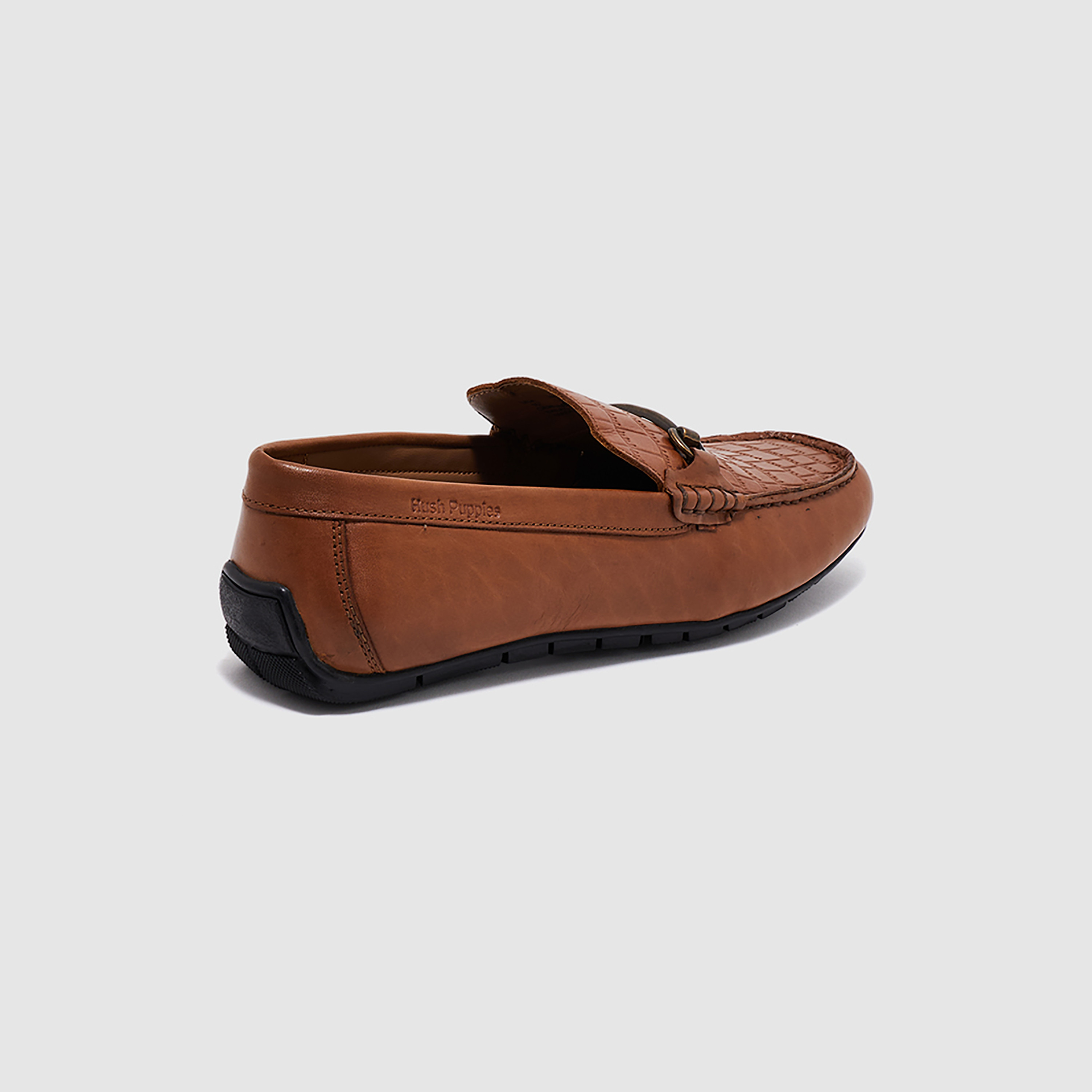 Hush Puppies Men Textured Horsebit Loafers | HP3PSS-HP477-236-men-shoes-loafersandmoccasins-image-3