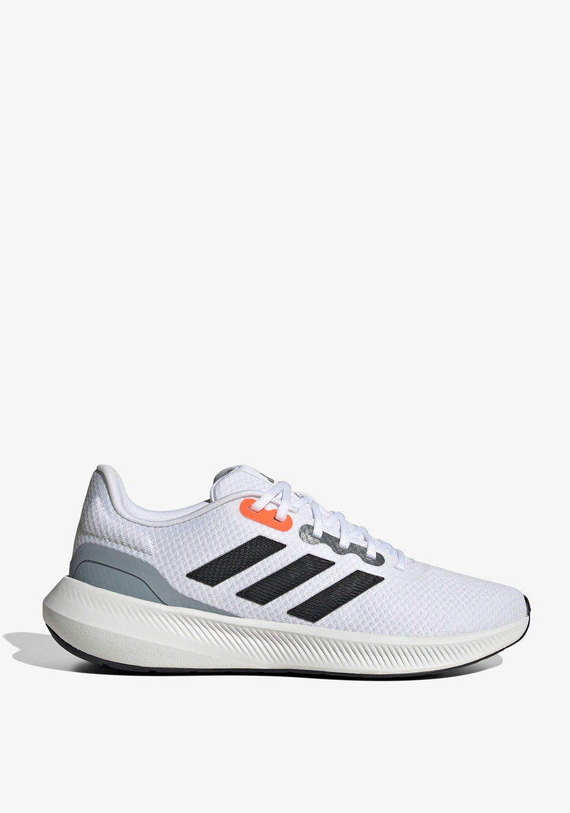 Adidas Men's Logo Print Running Shoes with Lace-Up Closure-Men%27s Sports Shoes-image-2