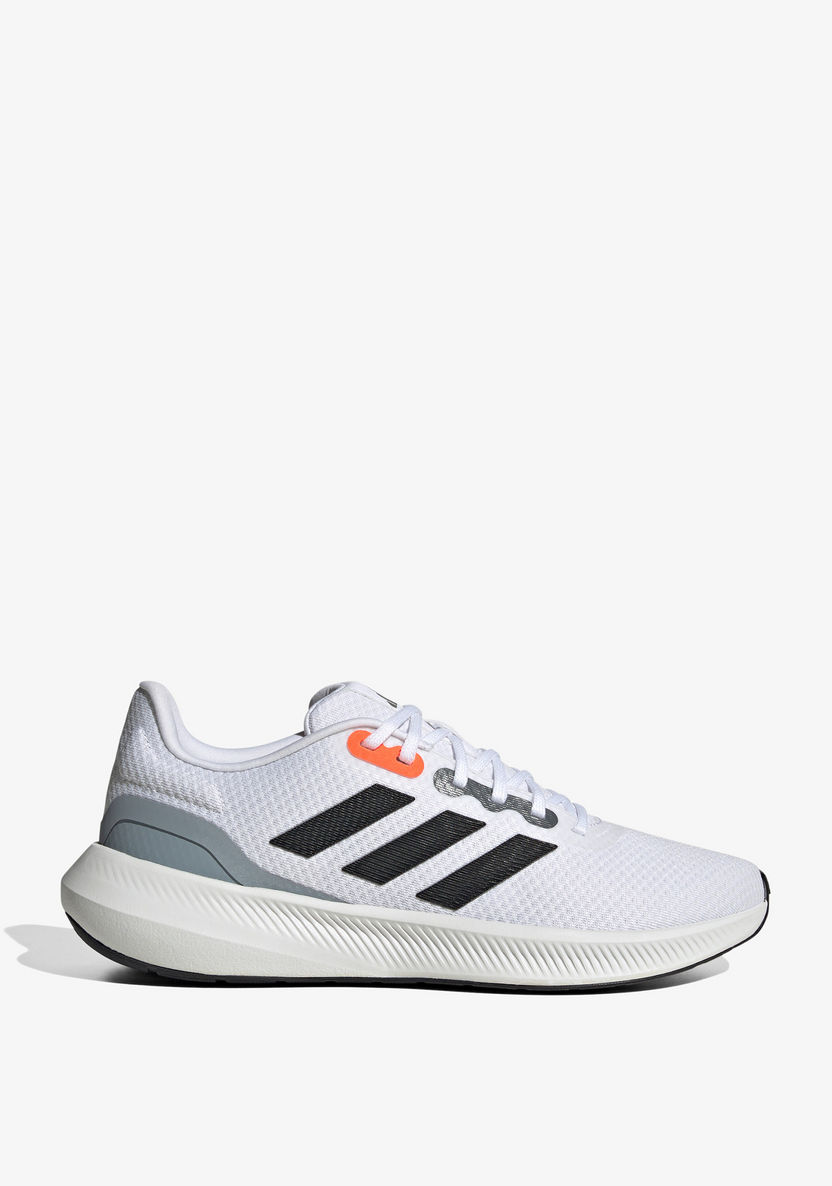 Adidas Men's Logo Print Running Shoes with Lace-Up Closure-Men%27s Sports Shoes-image-3