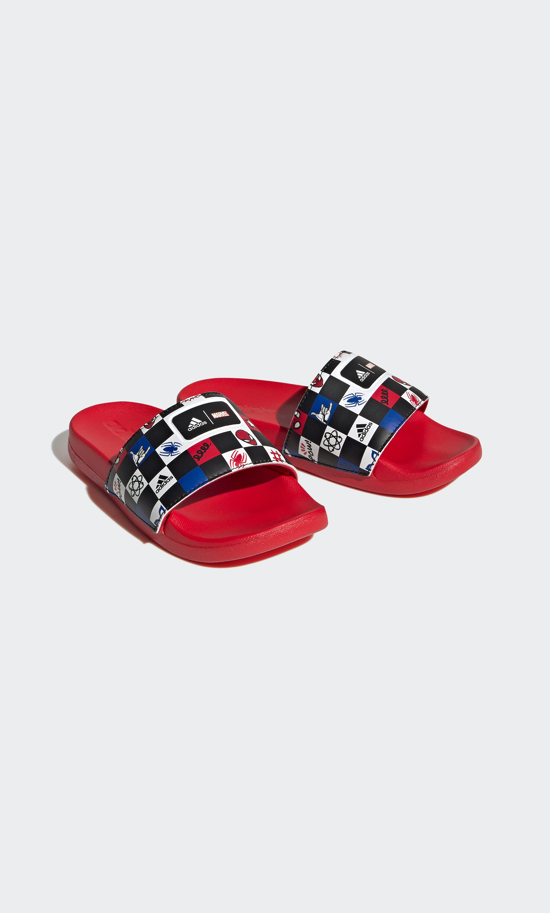 Shop Adidas Adilette Comfort Spiderman Kids Slides HP7758 Online