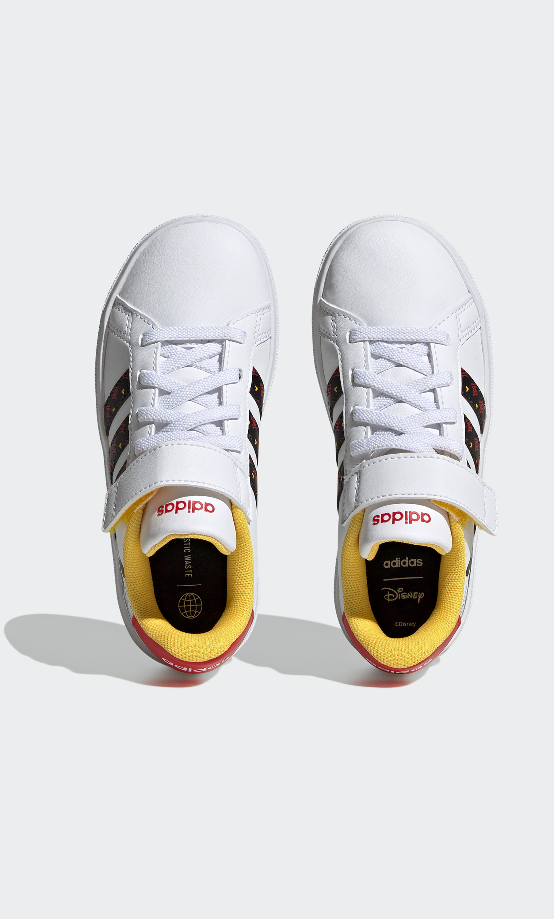 HP7760 حذاء تنس جراند كورت ميكي للاطفال  من اديداس-sports-boys-shoes-image-4
