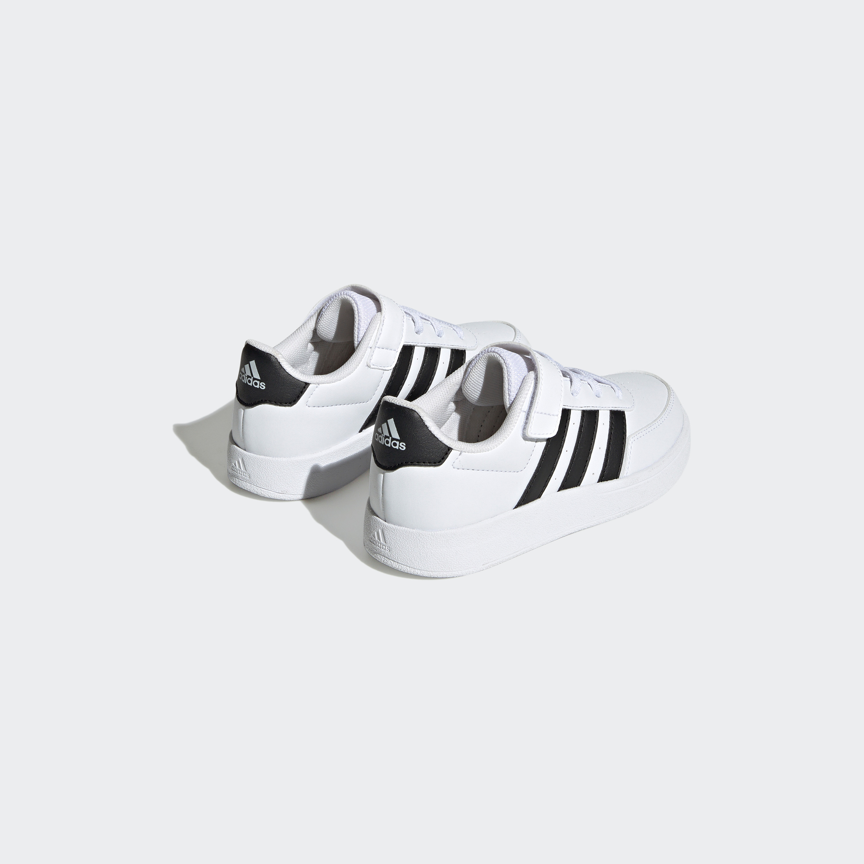 adidas Boys Breaknet Lifestyle Court Elastic Lace And Top Strap Lightweight Shoes-sports-boys-shoes-image-6