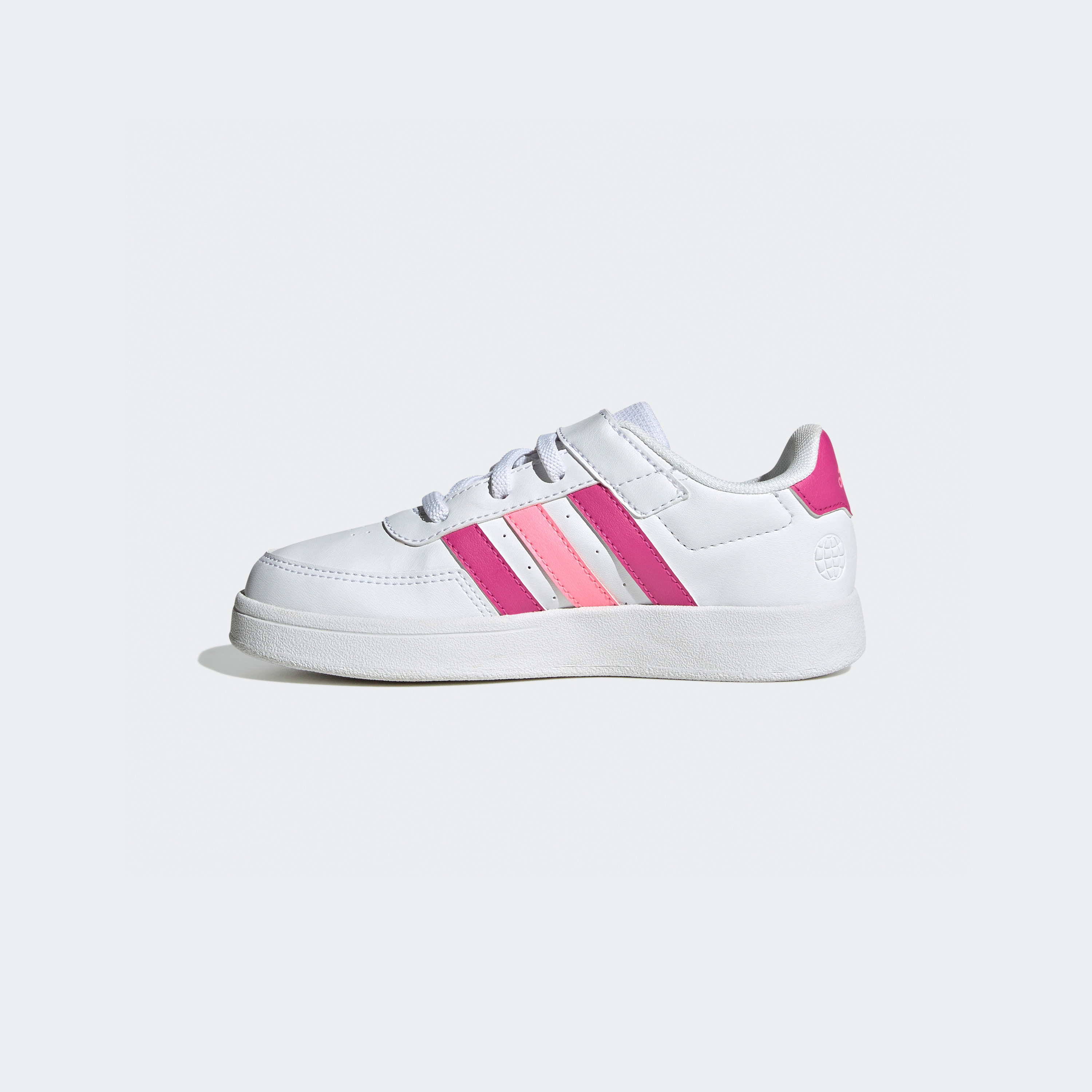 adidas Kids Breaknet Lifestyle Court Elastic Lace and Top Strap Shoes HP8966|OE-girls-shoes-sneakers-image-3
