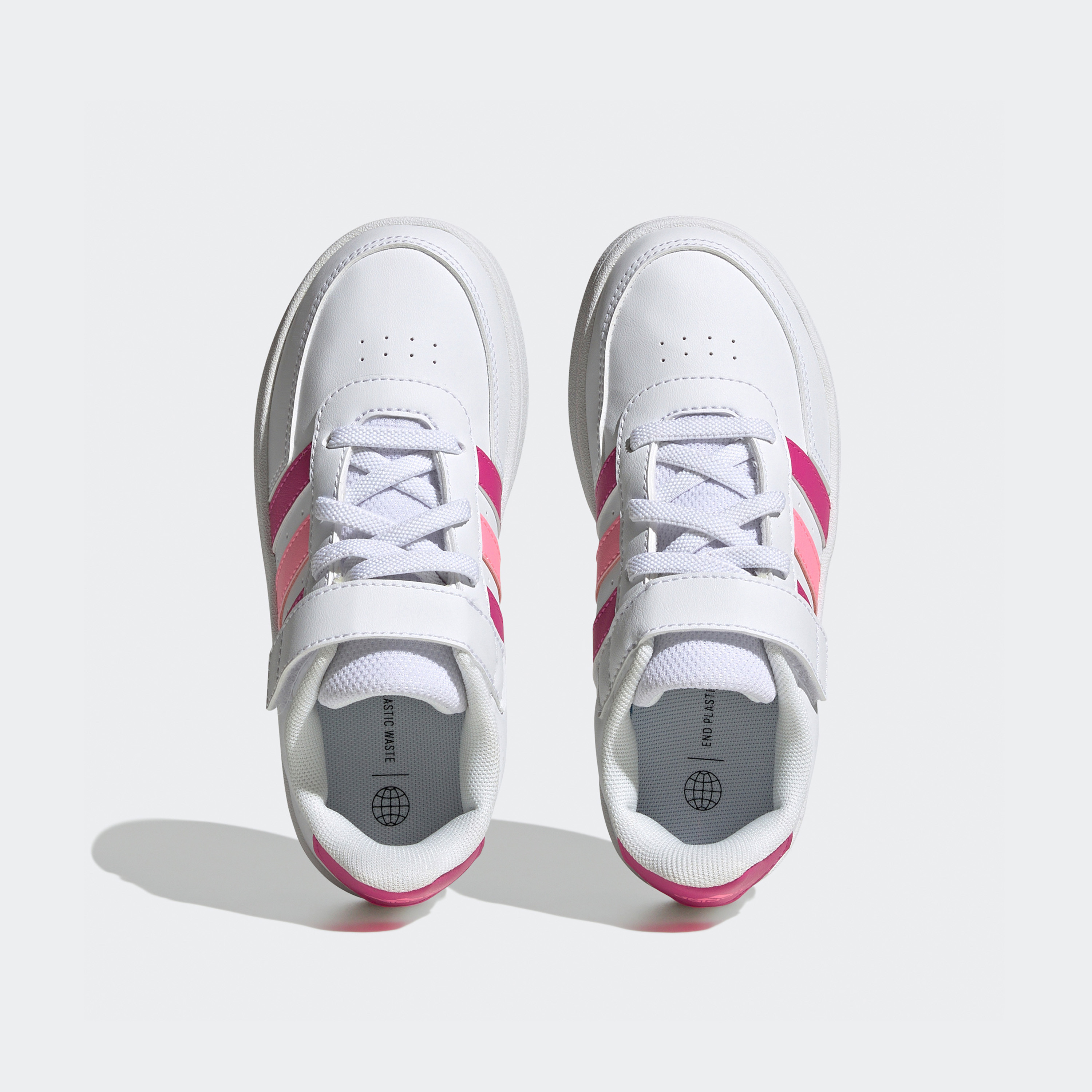 أديداس - حذاء بريكنت لايف ستايل كورت برباط وشريط علوي HP8966-girls-shoes-sneakers-image-4
