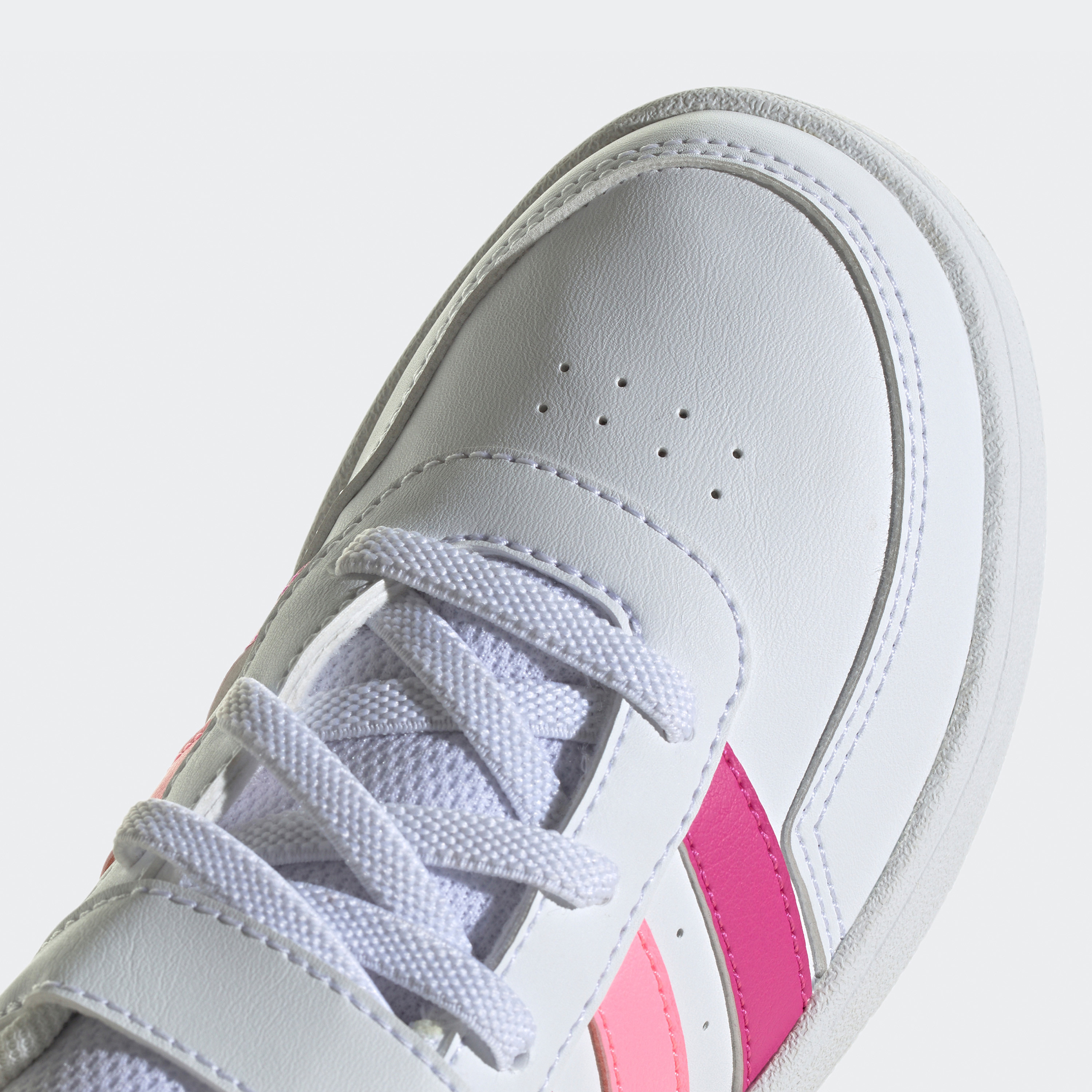 adidas Kids Breaknet Lifestyle Court Elastic Lace and Top Strap Shoes HP8966|OE-girls-shoes-sneakers-image-7