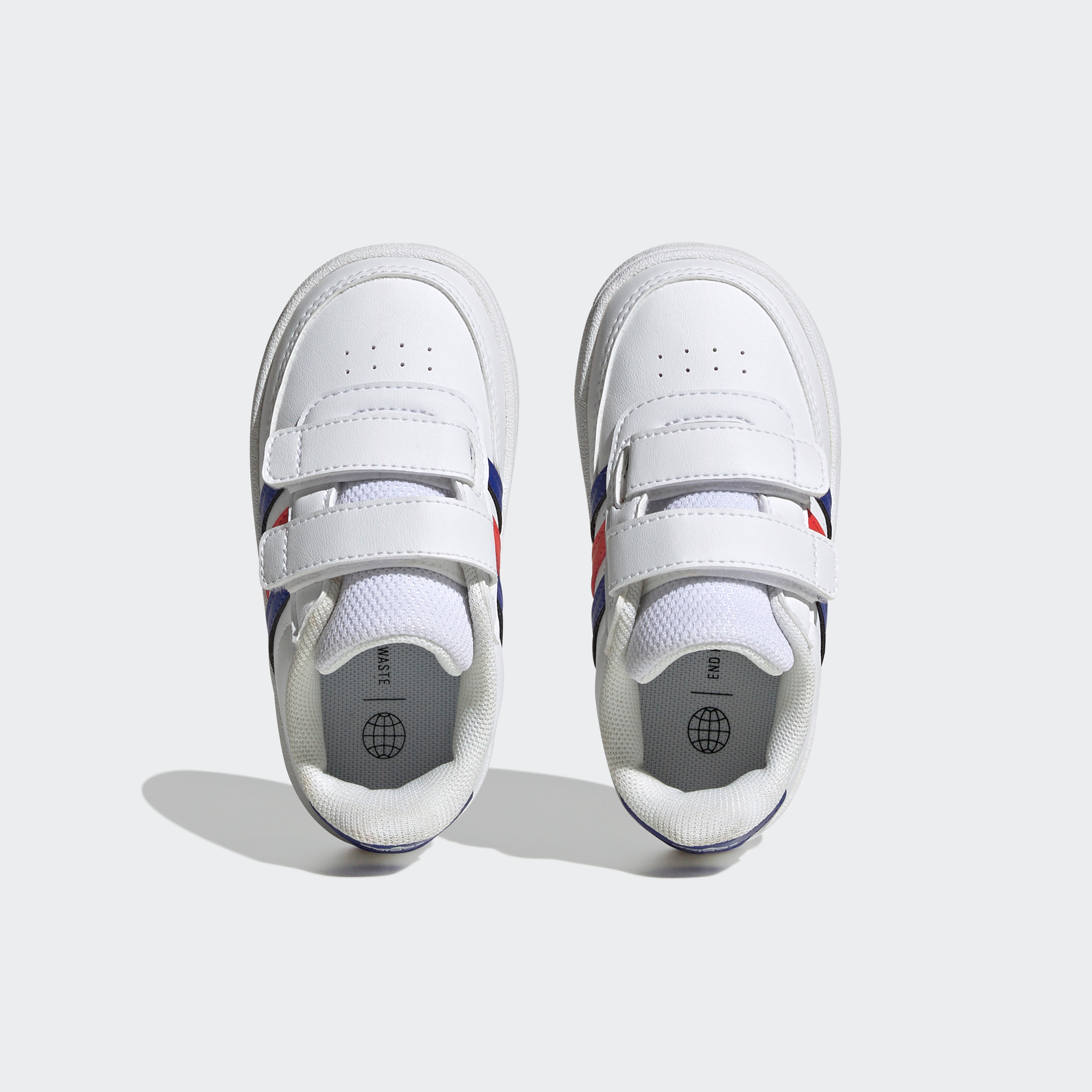 Adidas Kids Breaknet Lifestyle Court Two-Strap Hook-and-Loop Sneakers | OE-sports-boys-shoes-image-4