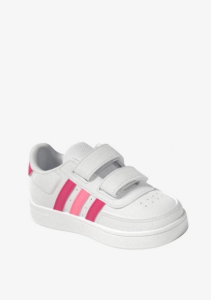 Adidas Infant Tennis Shoes with Hook and Loop Closure - HP8973-Girl%27s Sports Shoes-image-0
