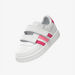 Adidas Infant Tennis Shoes with Hook and Loop Closure - HP8973-Girl%27s Sports Shoes-thumbnail-3