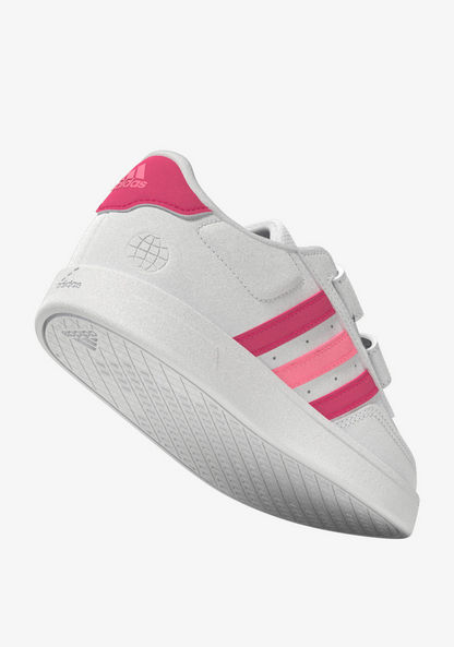 Adidas Infant Tennis Shoes with Hook and Loop Closure - HP8973-Girl%27s Sports Shoes-image-5