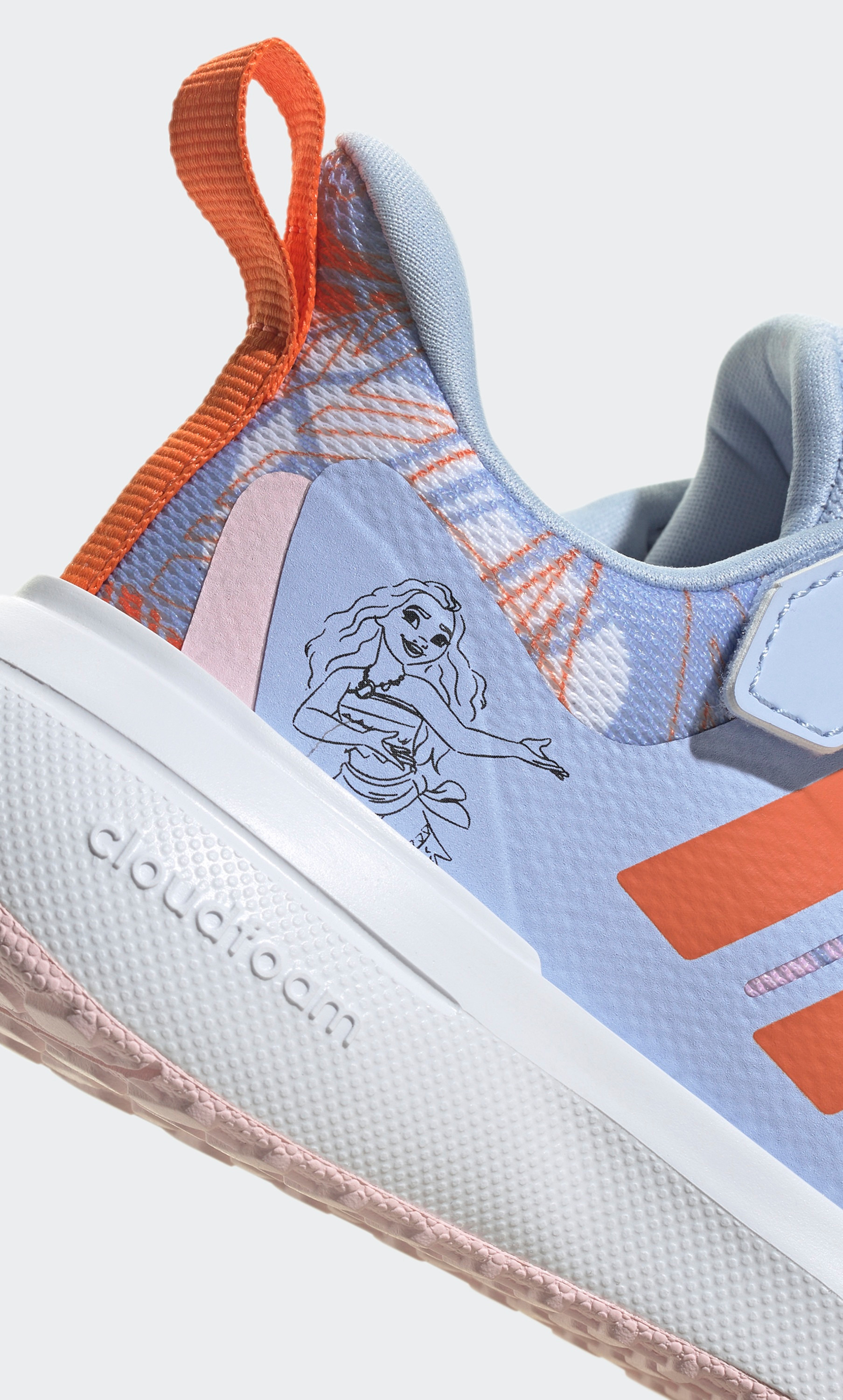 adidas Girls Fortarun 2.0 Moana Hook & Loop Running Shoes-girls-shoes-sneakers-image-7