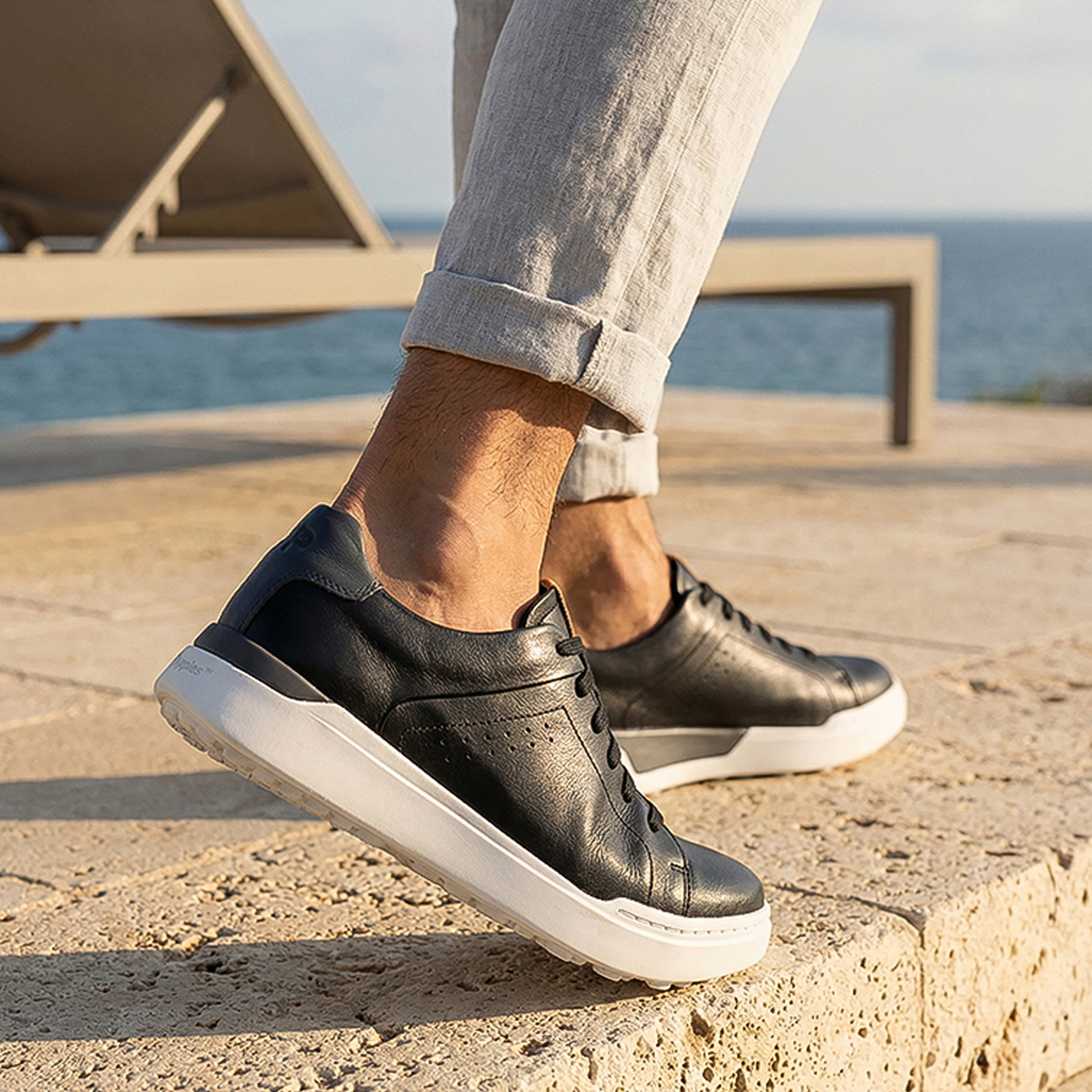 Hush Puppies Men's Lace-Up Bounce PT Low Ankle Sneakers | HPM10869-men-shoes-sneakers-image-2