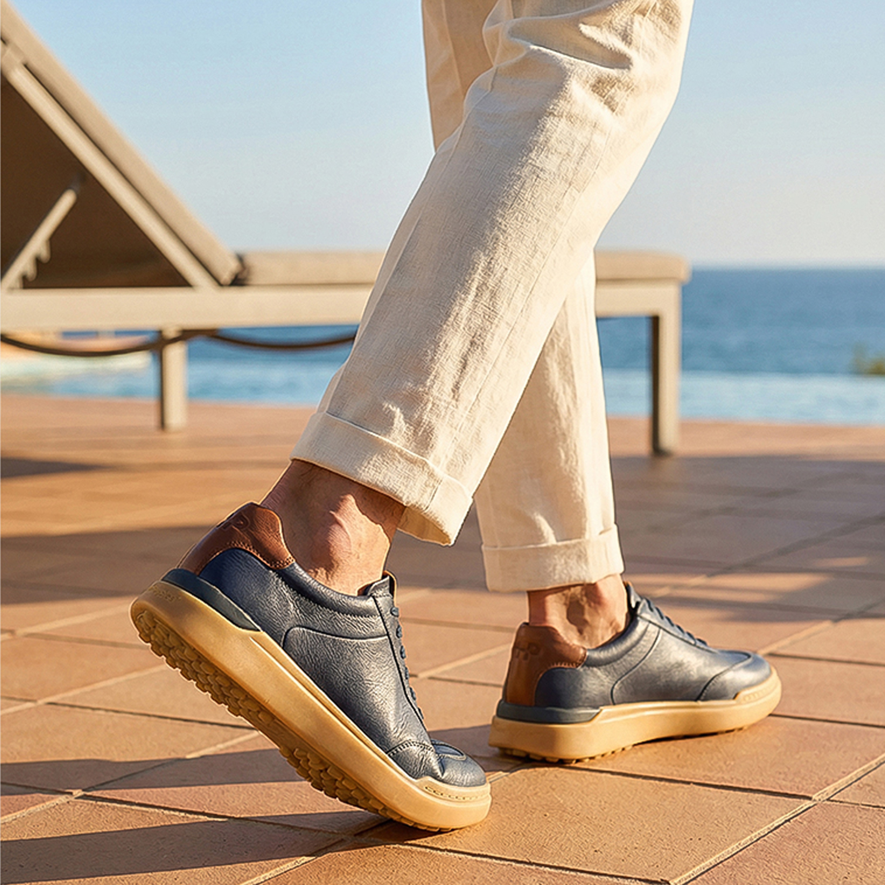Hush Puppies Men's Lace-Up Bounce CT Low Ankle Sneakers | HPM10877-men-shoes-sneakers-image-2