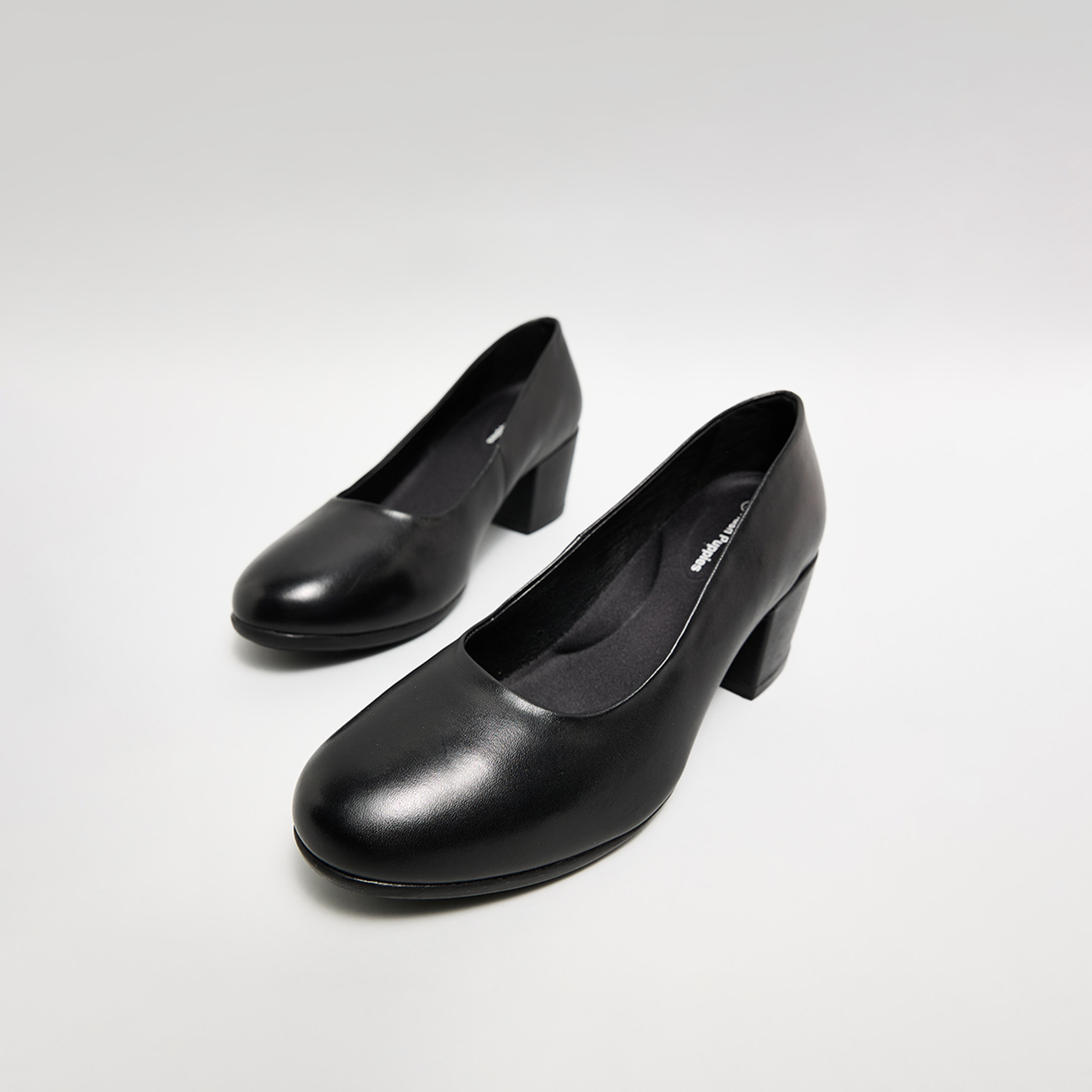 Hush Puppies Women's Slip-On Block Heels Pumps | HPW-10101-women-shoes-heels-image-2