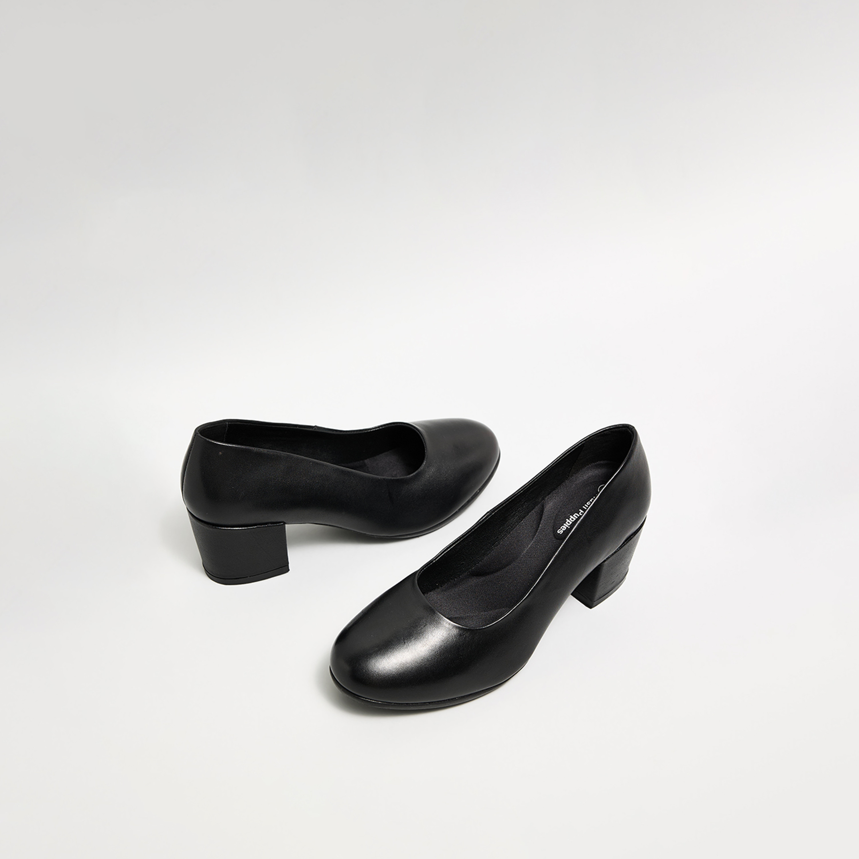 Hush Puppies Women's Slip-On Block Heels Pumps | HPW-10101-women-shoes-heels-image-5