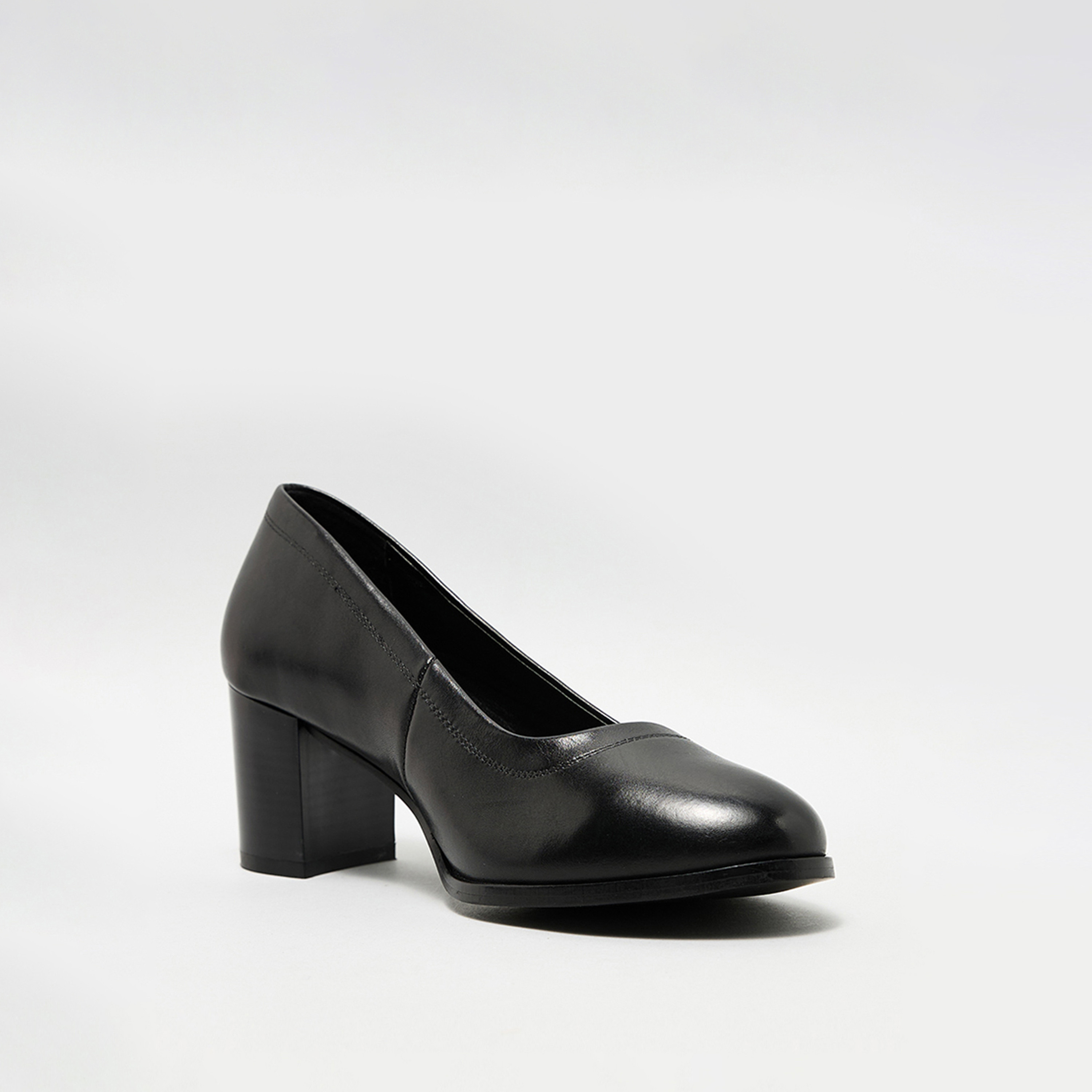 Hush Puppies Women's Slip-On Block Heels Pumps | HPW-20001-women-shoes-heels-image-1