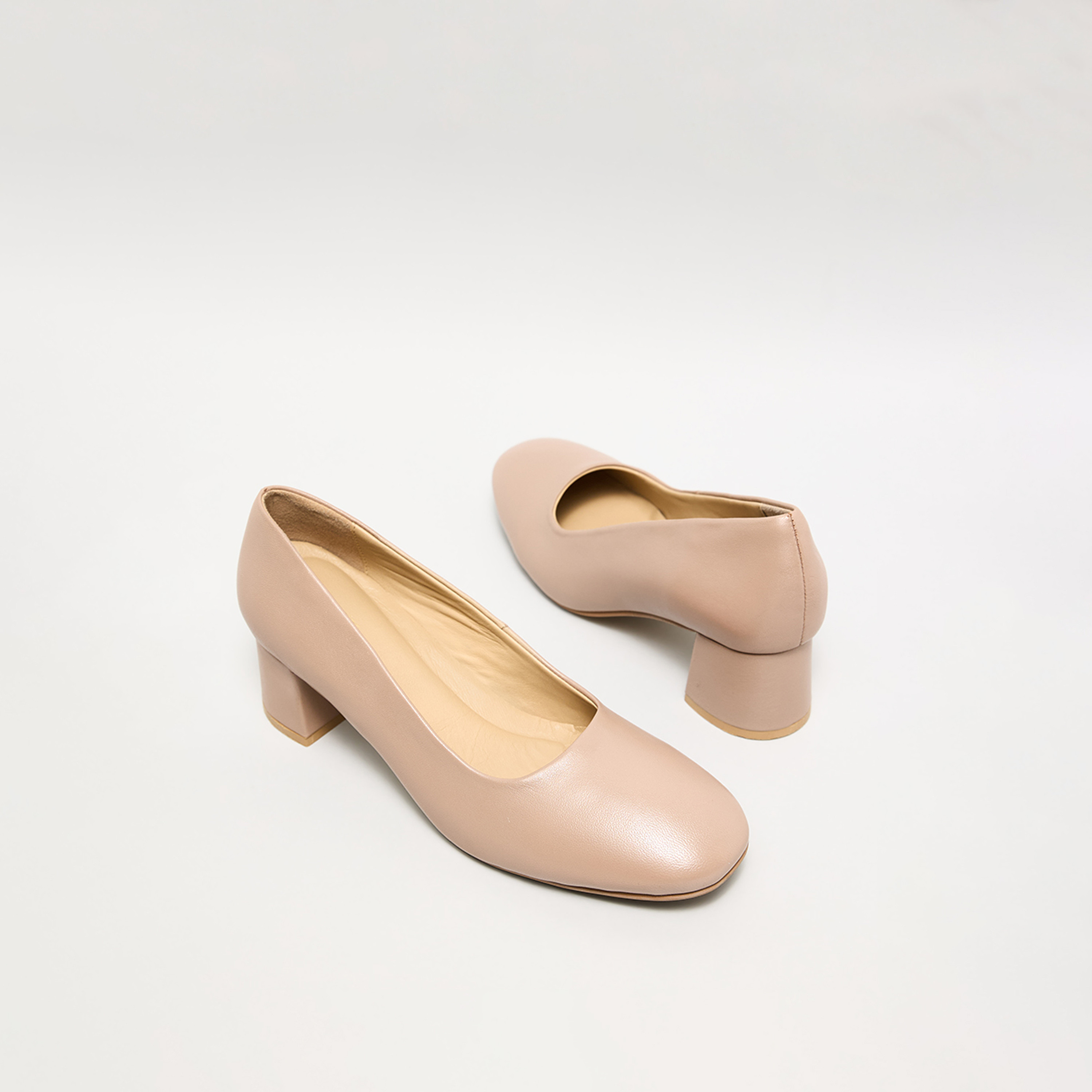 Hush Puppies Women's Slip-On Block Heels Pumps | HPW-23002-women-shoes-heels-image-2