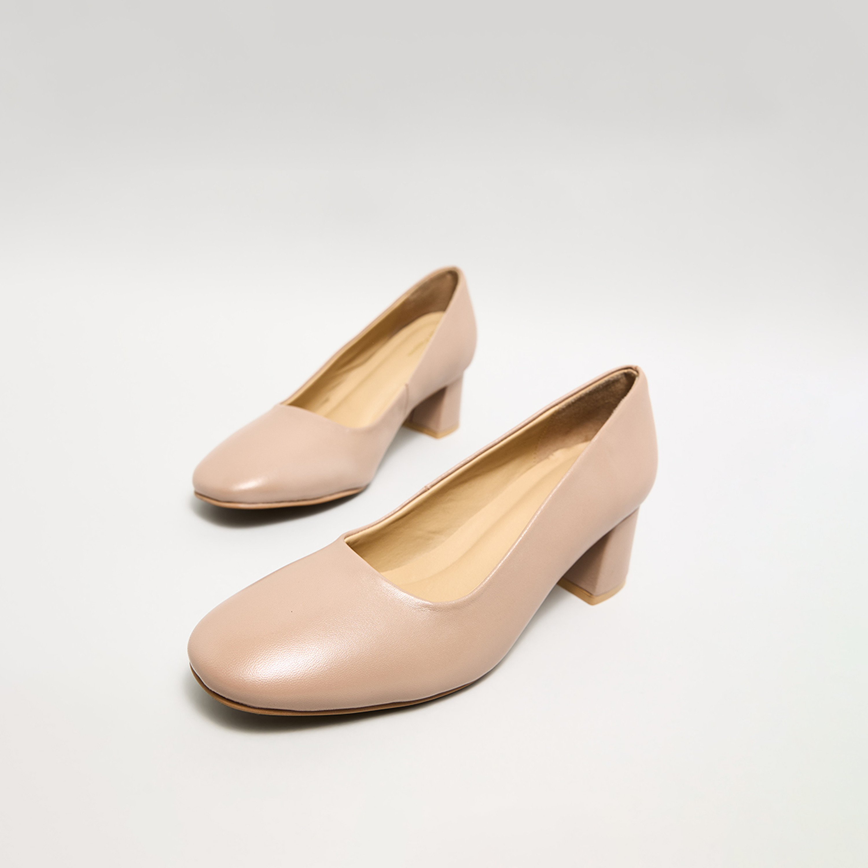 Hush Puppies Women's Slip-On Block Heels Pumps | HPW-23002-women-shoes-heels-image-5
