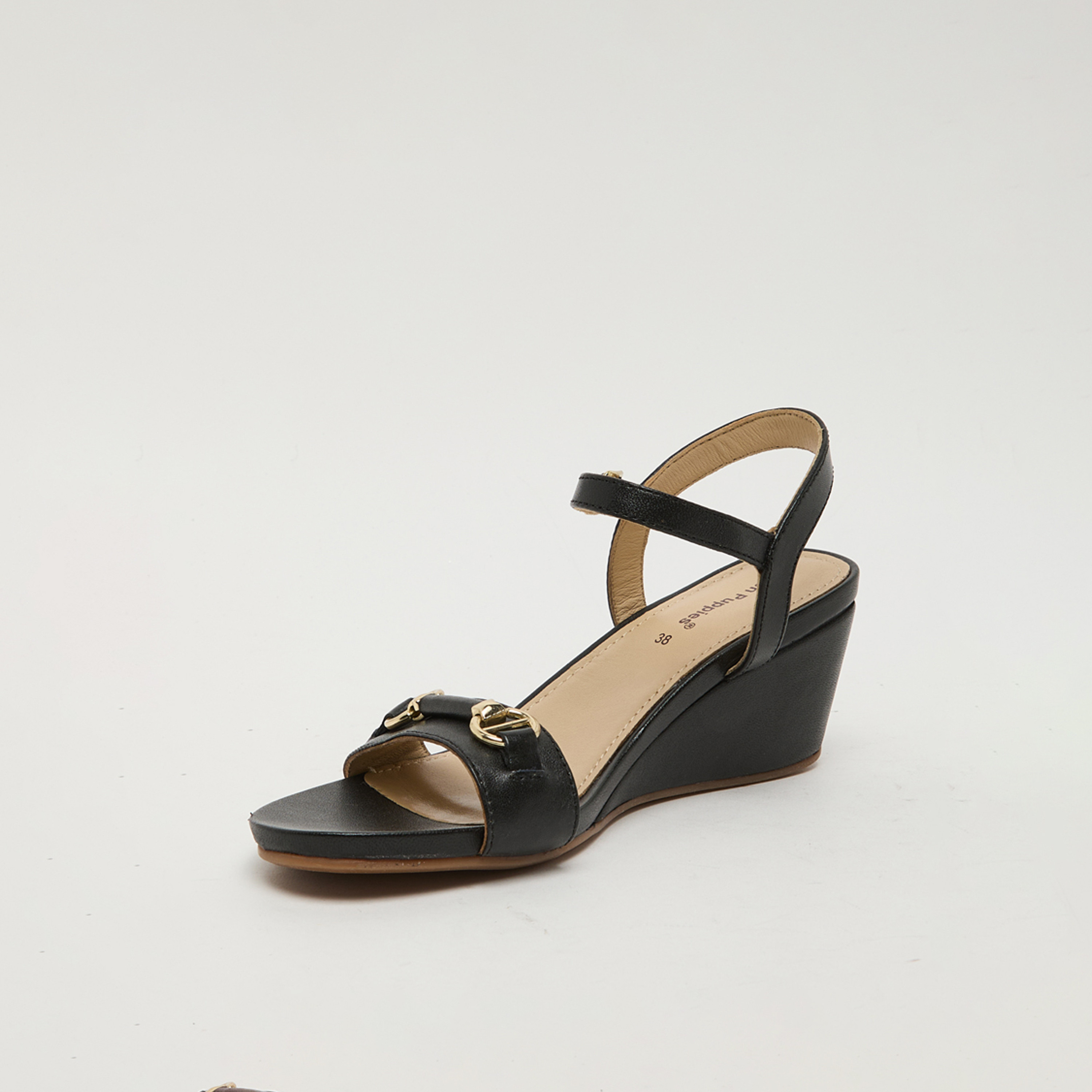 هاش بابيز - حذاء نسائي بكعب إسفين وإبزيم | HPW79791-women-shoes-sandals-heeled-image-4