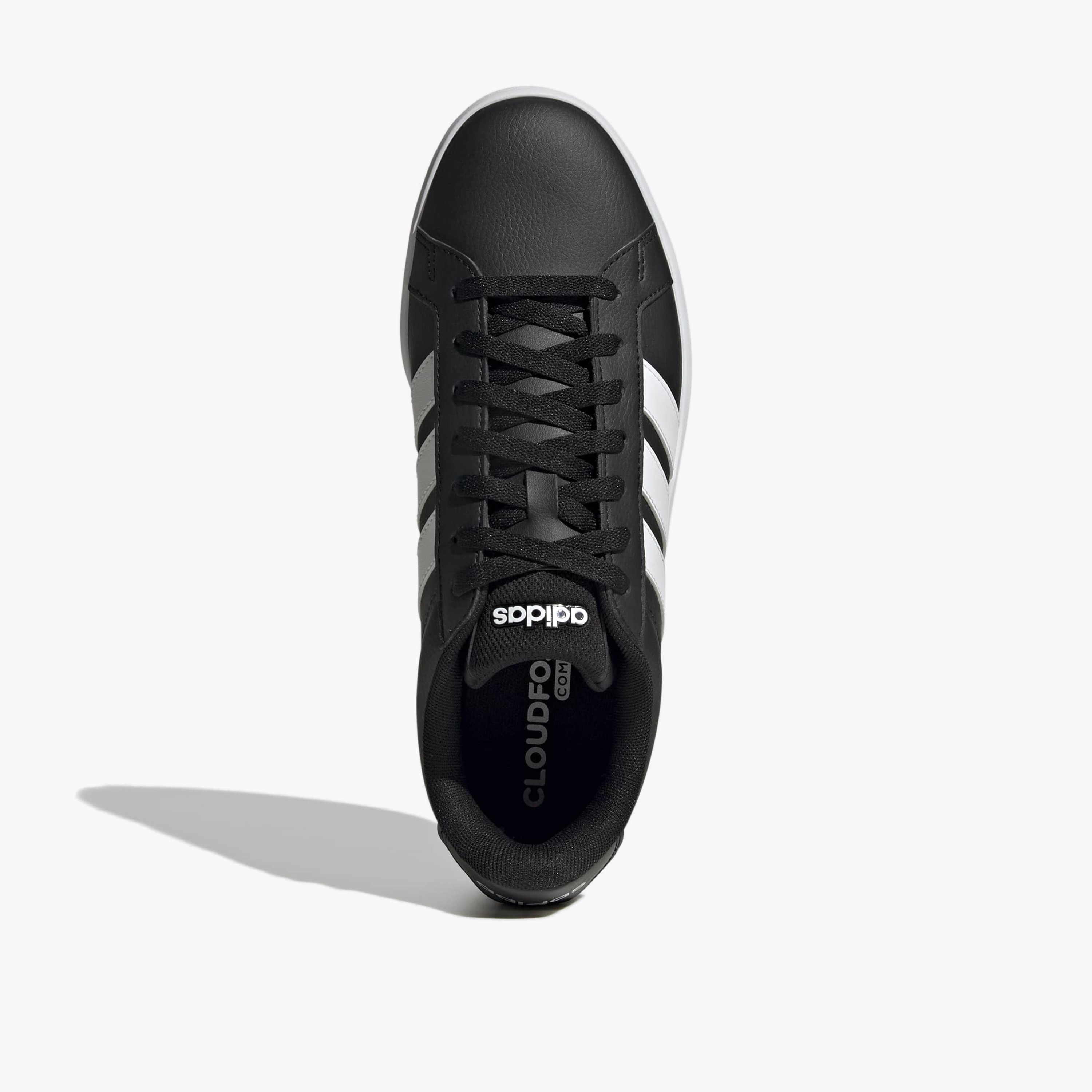 Adidas Men Grand Court Base 3.0 Lace-Up Sneakers-sports-men-shoes-image-4