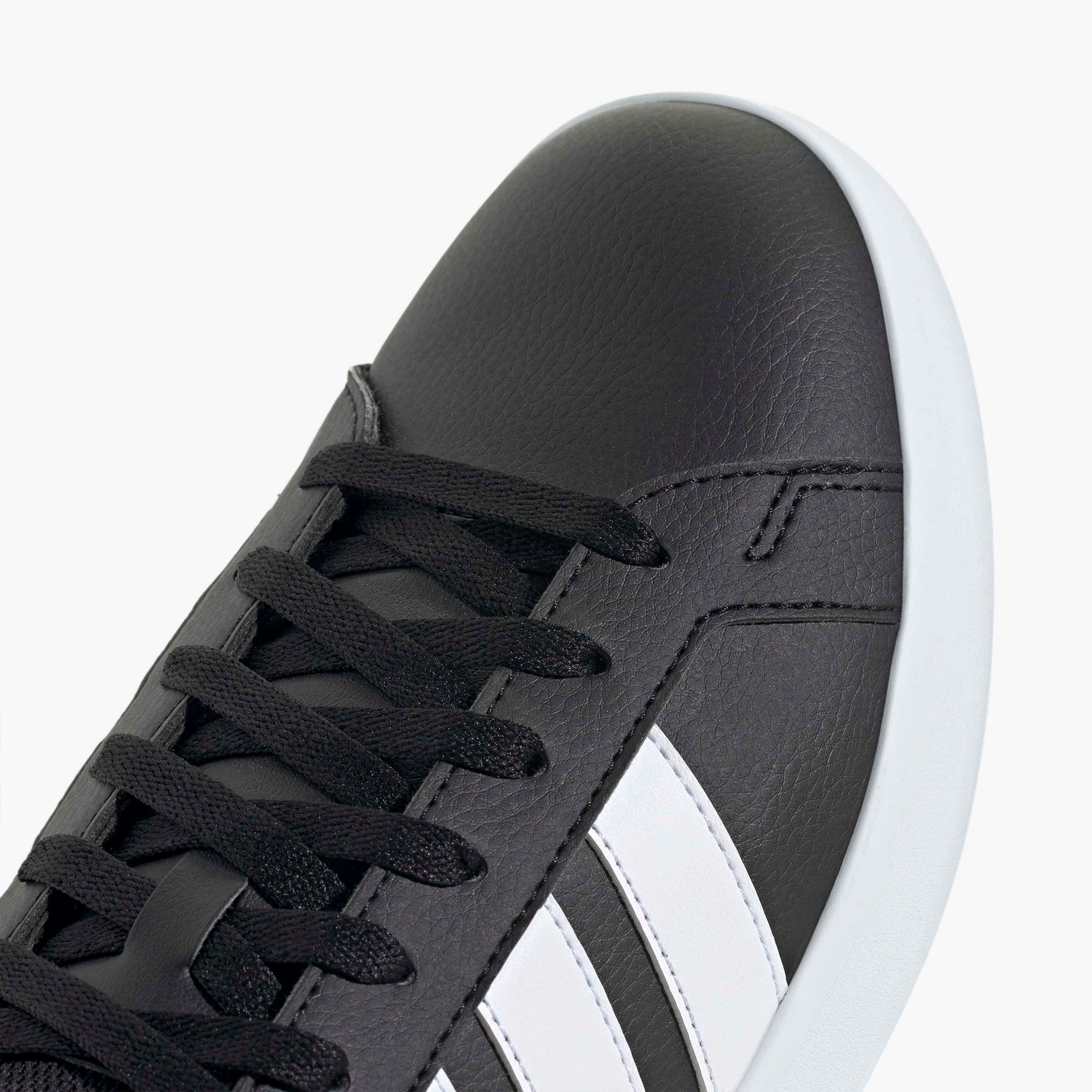 Adidas Men Grand Court Base 3.0 Lace-Up Sneakers-sports-men-shoes-image-8