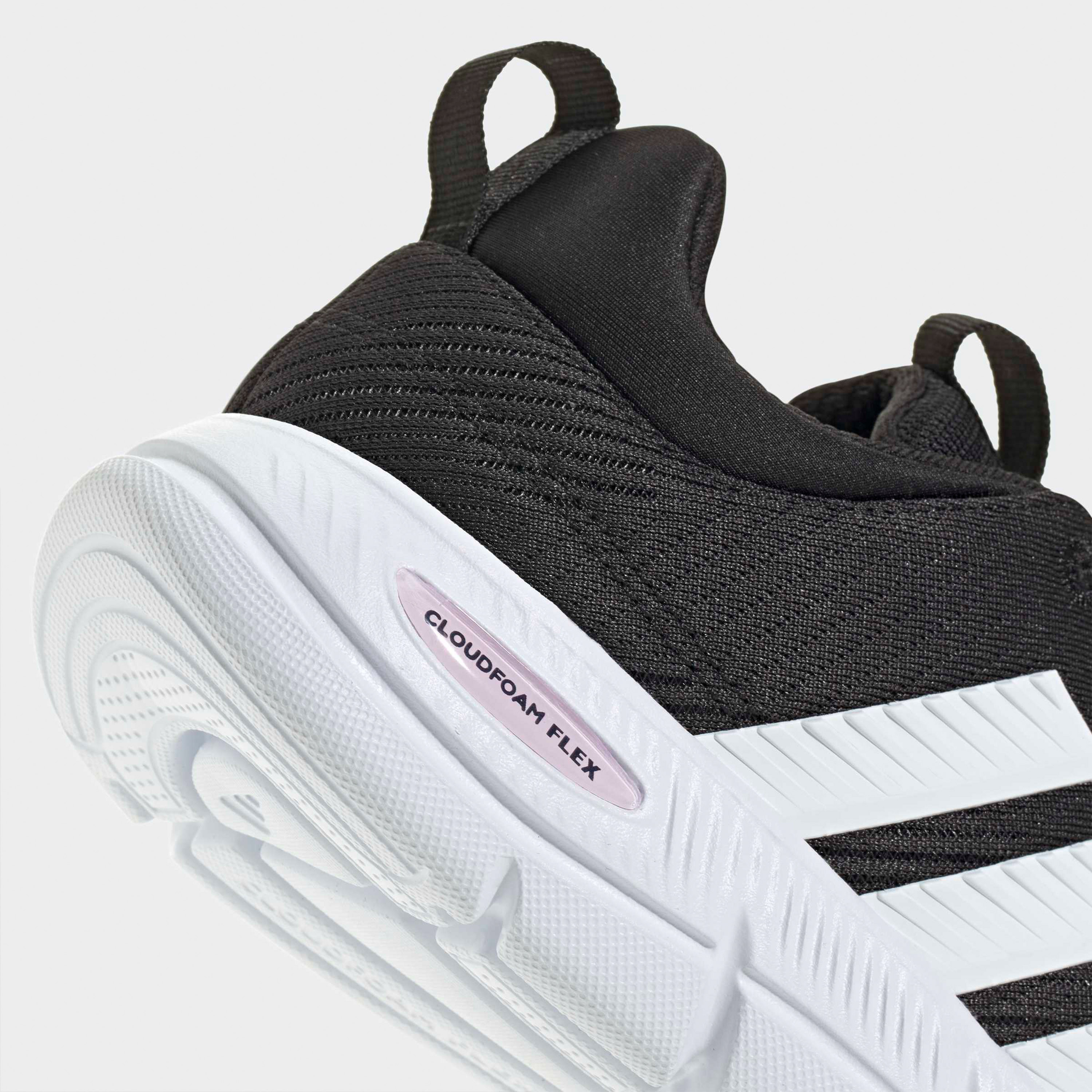 Adidas Women Cloudfoam Flex Elastic Laces Slip-On Ankle Sneakers-women-shoes-sneakers-image-6