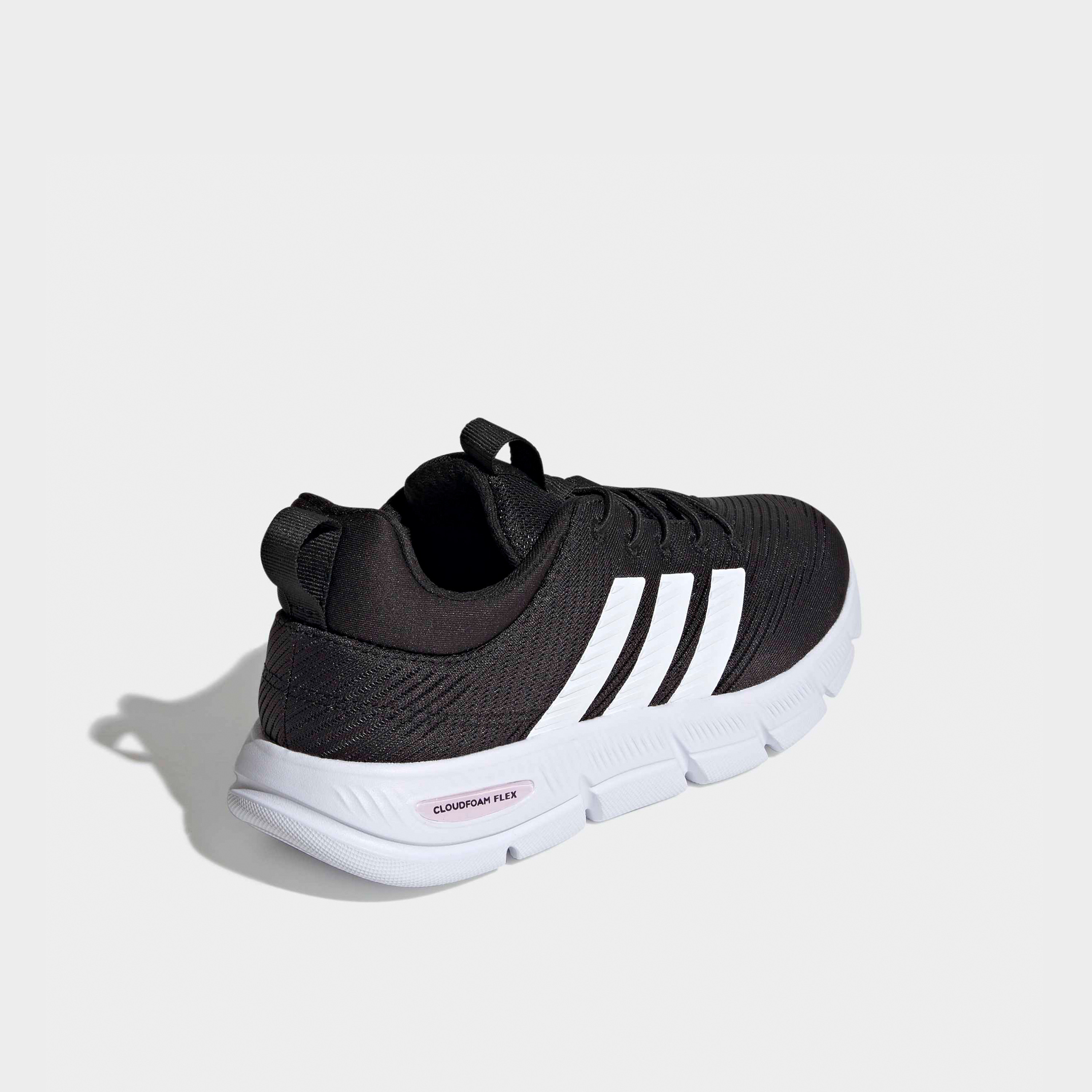 Adidas Women Cloudfoam Flex Elastic Laces Slip-On Ankle Sneakers-women-shoes-sneakers-image-7