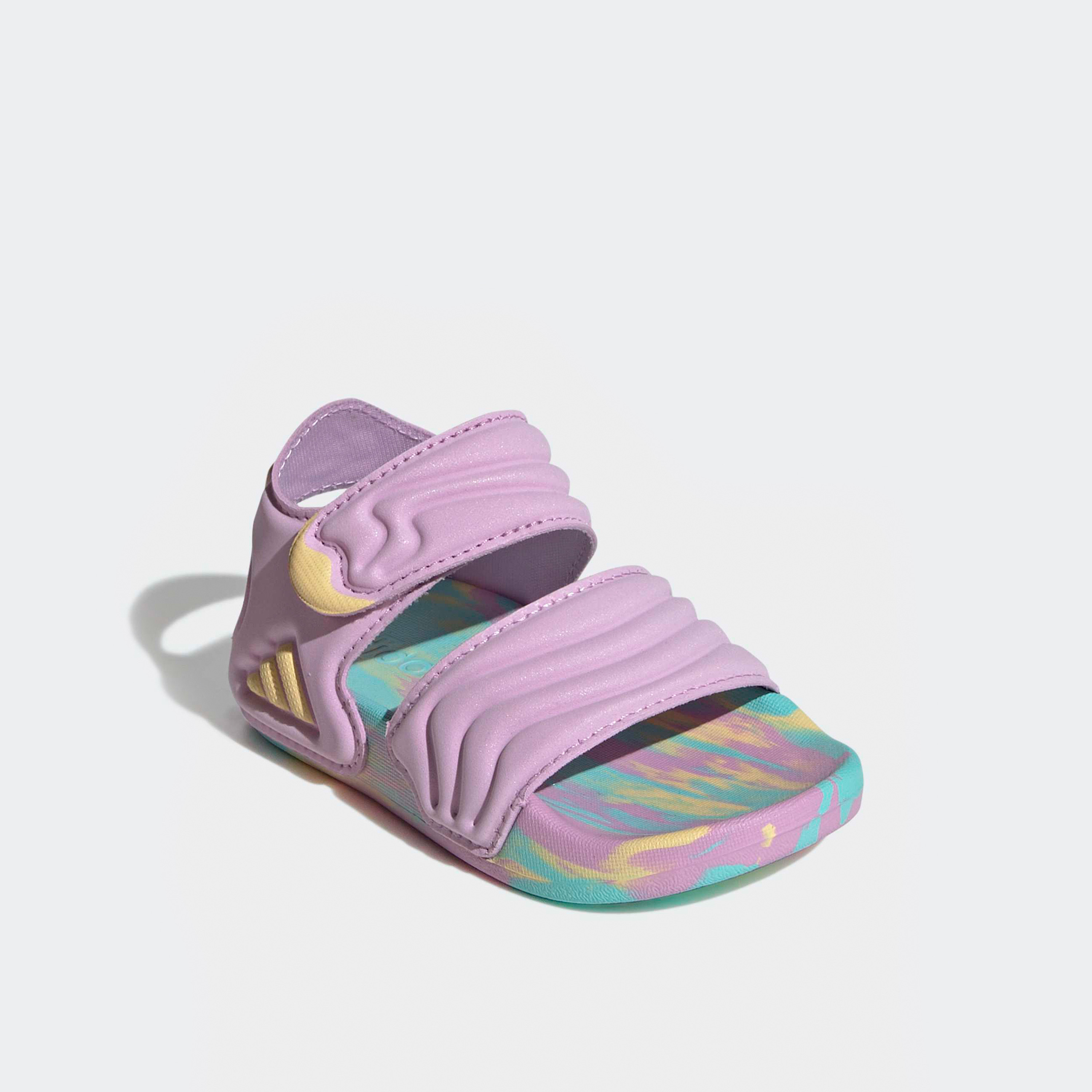 Adidas Adilette Sandals with Hook and Loop Closure-baby-girls-shoes-sandals-image-1