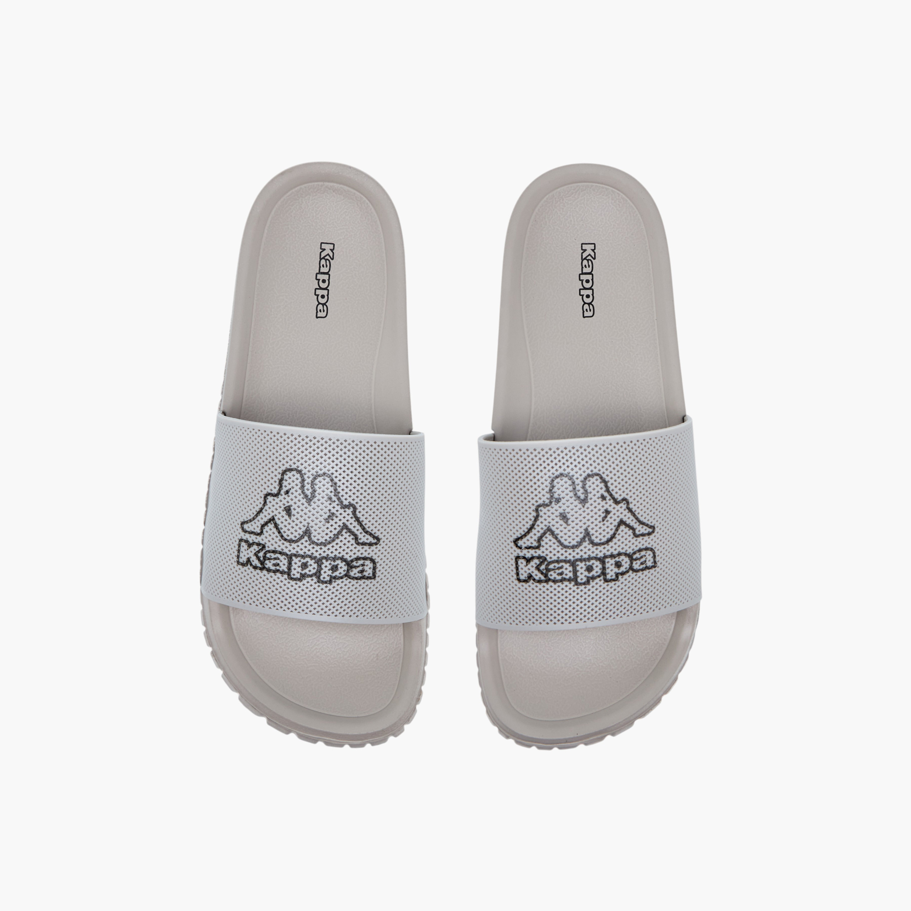 Kappa Men's Logo Print Slides-men-shoes-flipflopsandslides-image-1