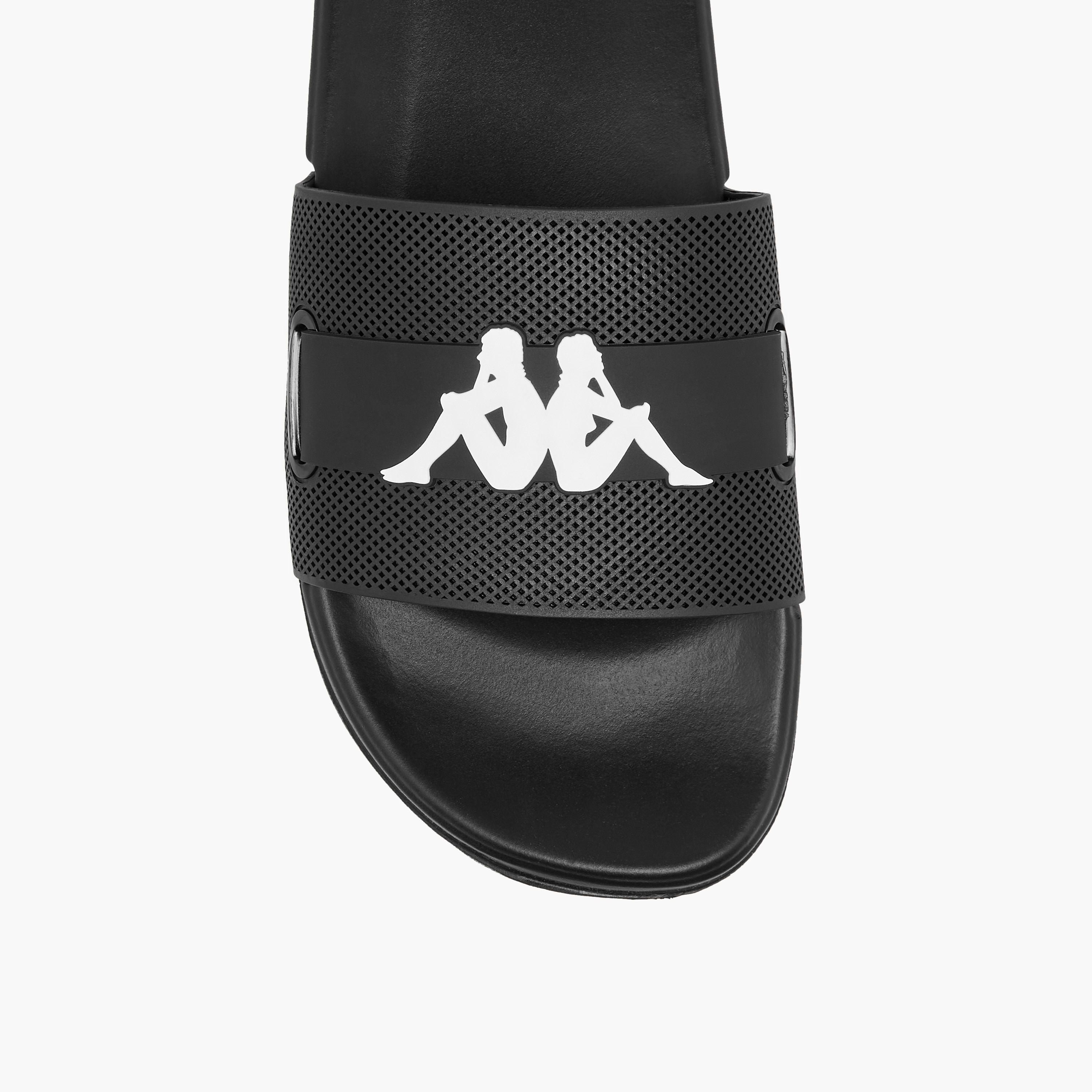 Kappa Men Logo Print Slides-men-shoes-flipflopsandslides-image-3