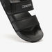 Kappa Women's Logo Print Sandals with Hook and Loop Closure-Women%27s Flat Sandals-thumbnail-4