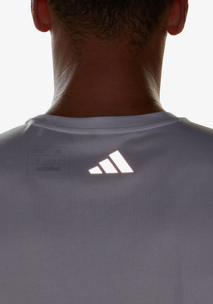 Adidas Printed T-shirt with Round Neck and Short Sleeves-T Shirts & Vests-image-5