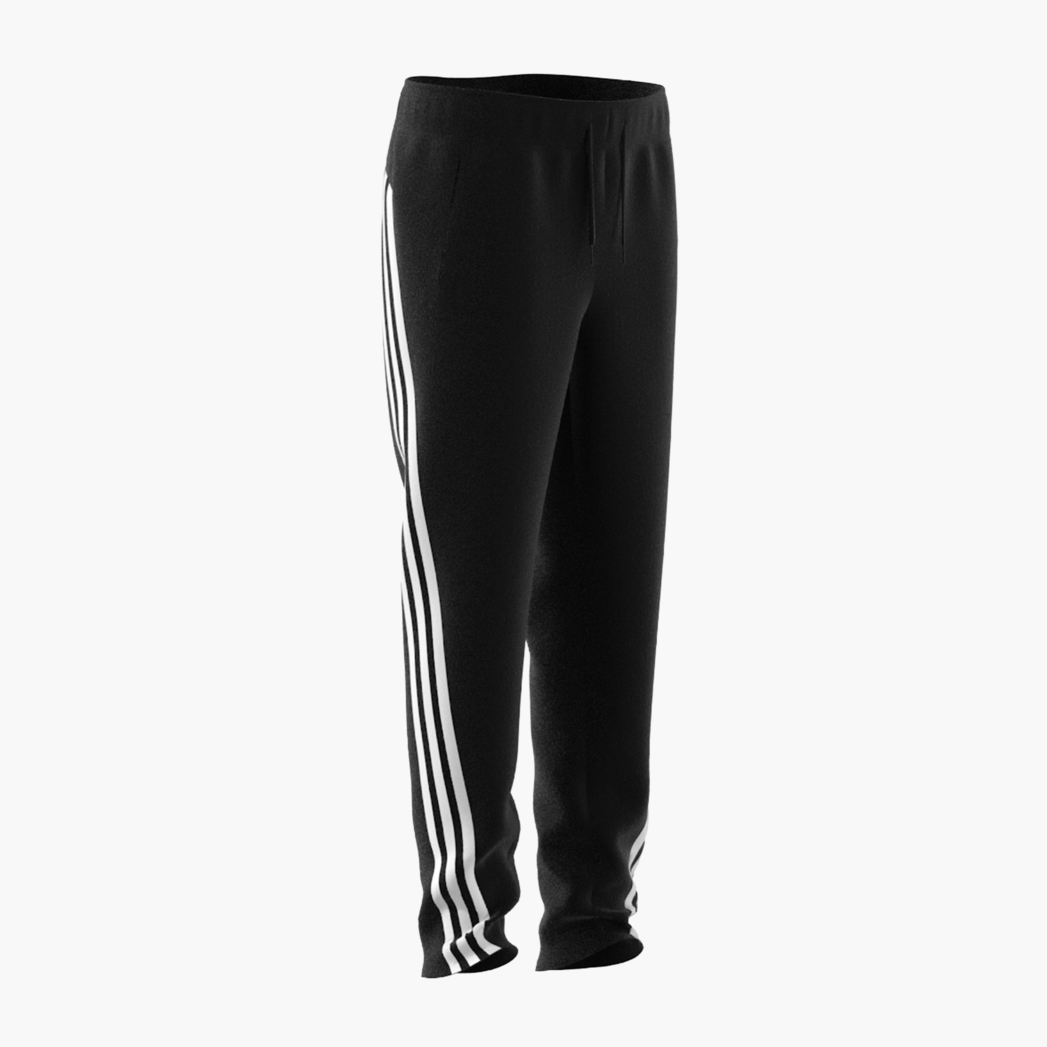 adidas Stripe Detail Track Pants with Drawstring Closure and Pockets-boys-clothing-sportswear-bottoms-image-2