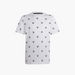 adidas All-Over Logo Print Round Neck T-shirt with Short Sleeves-T Shirts-thumbnail-0