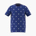 adidas All-Over Print T-shirt with Short Sleeves and Round Neck-T Shirts-thumbnail-0