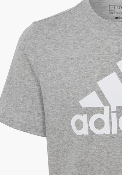adidas Logo Print T-shirt-Tops-image-2
