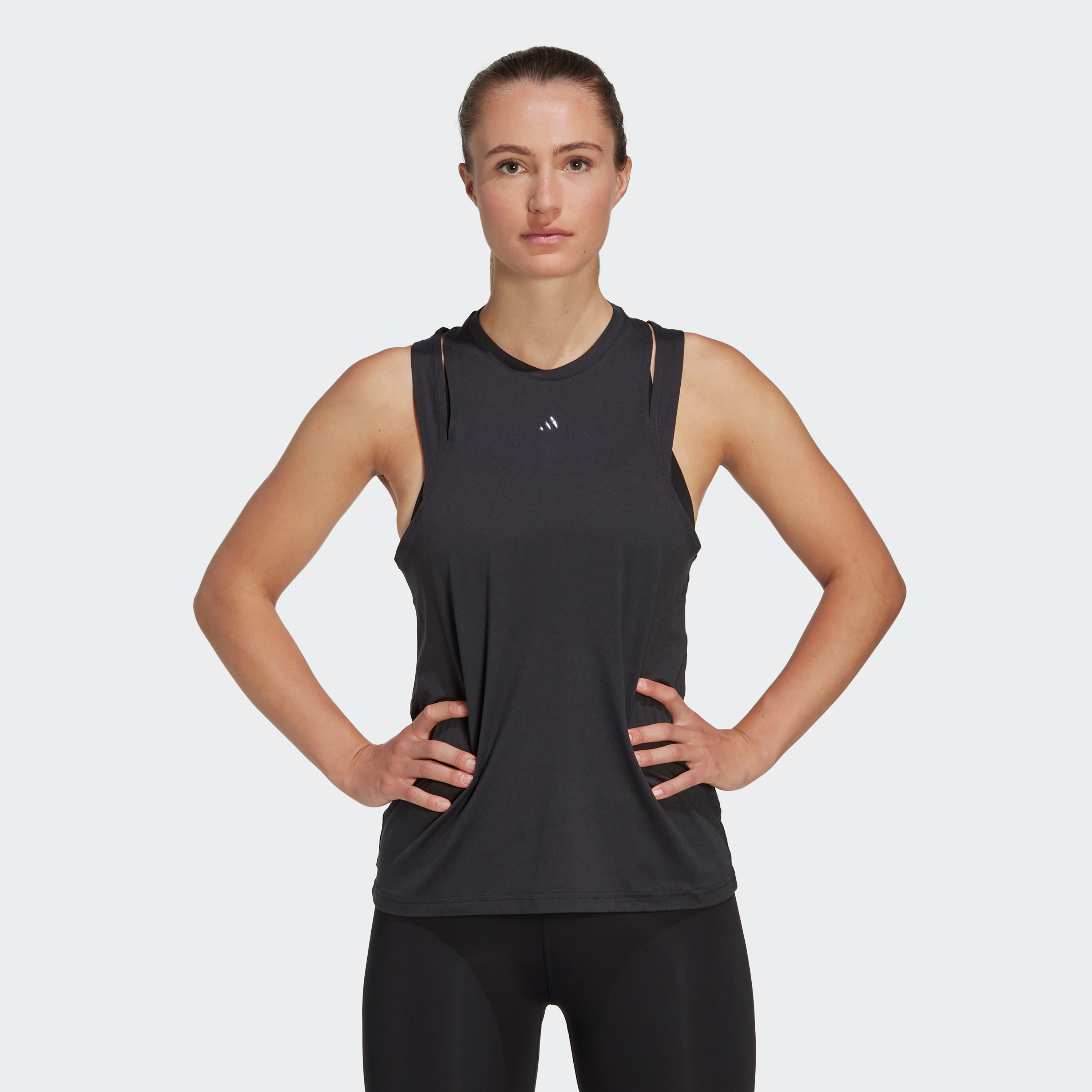 Adidas Training Essential 3Bar Women Logo Tank Top-sports-women-clothing-tshirtsandvests-image-1