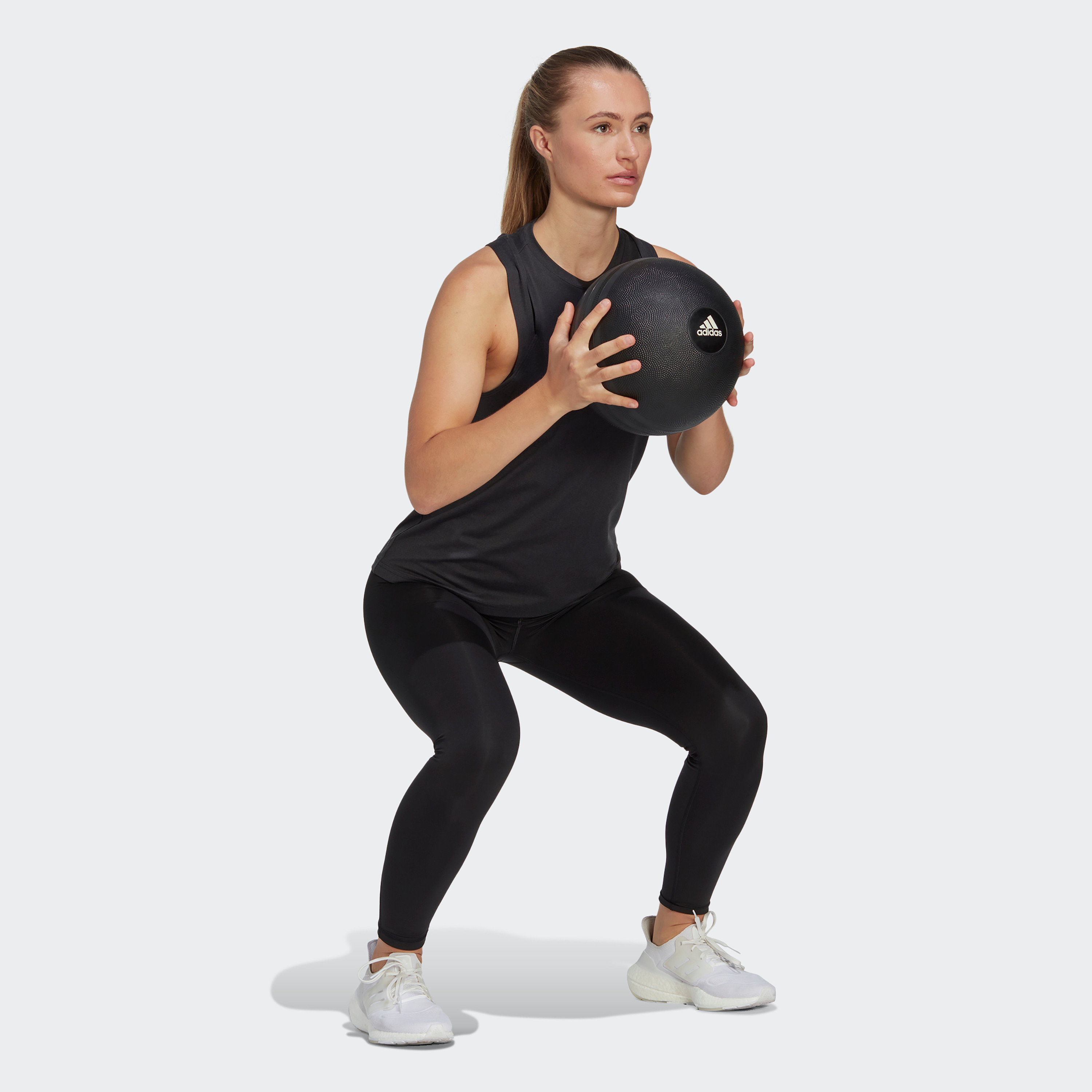 Adidas Training Essential 3Bar Women Logo Tank Top-sports-women-clothing-tshirtsandvests-image-2