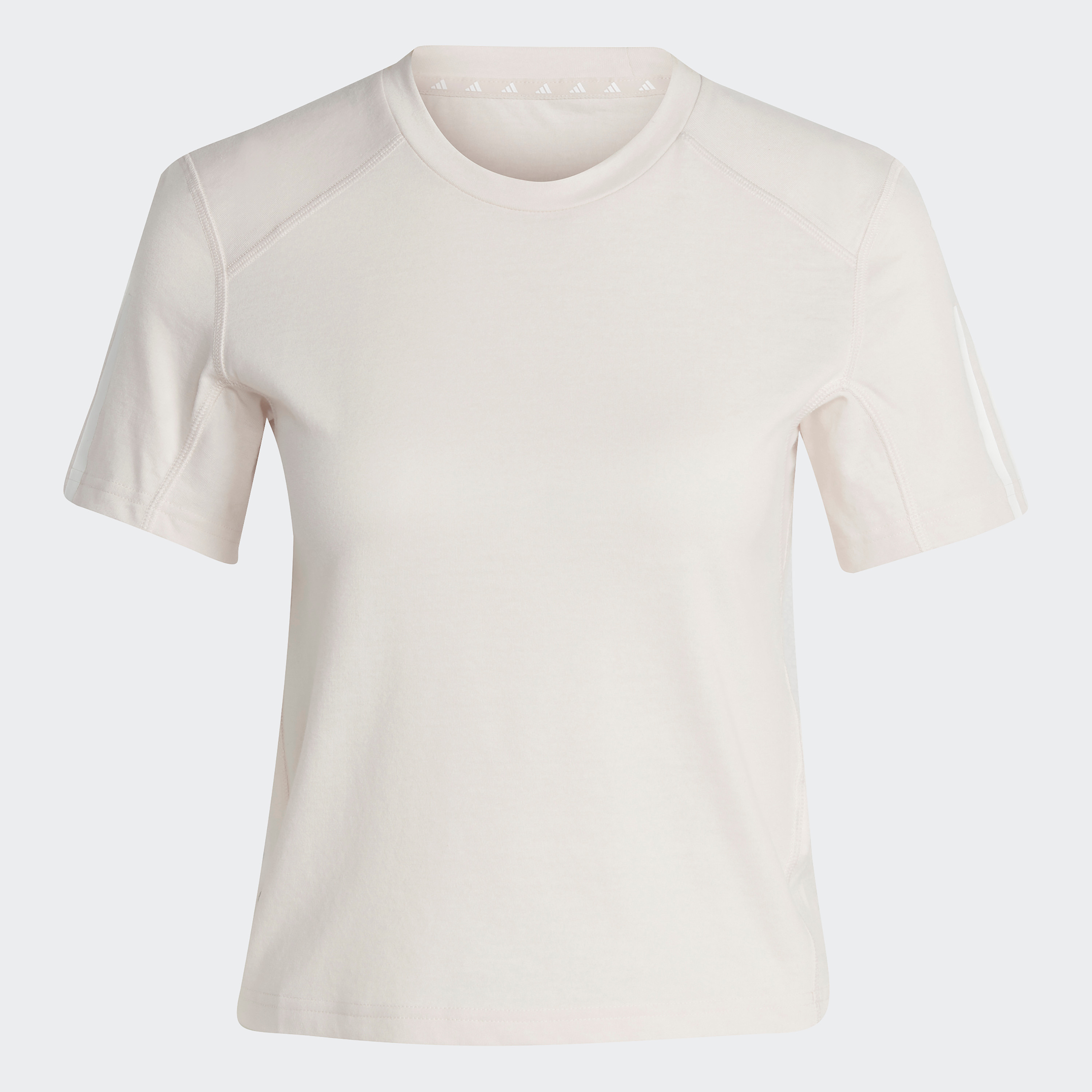Adidas Training Essential Cot Women 3 Stripe T Shirt-women-clothing-tshirts-image-5