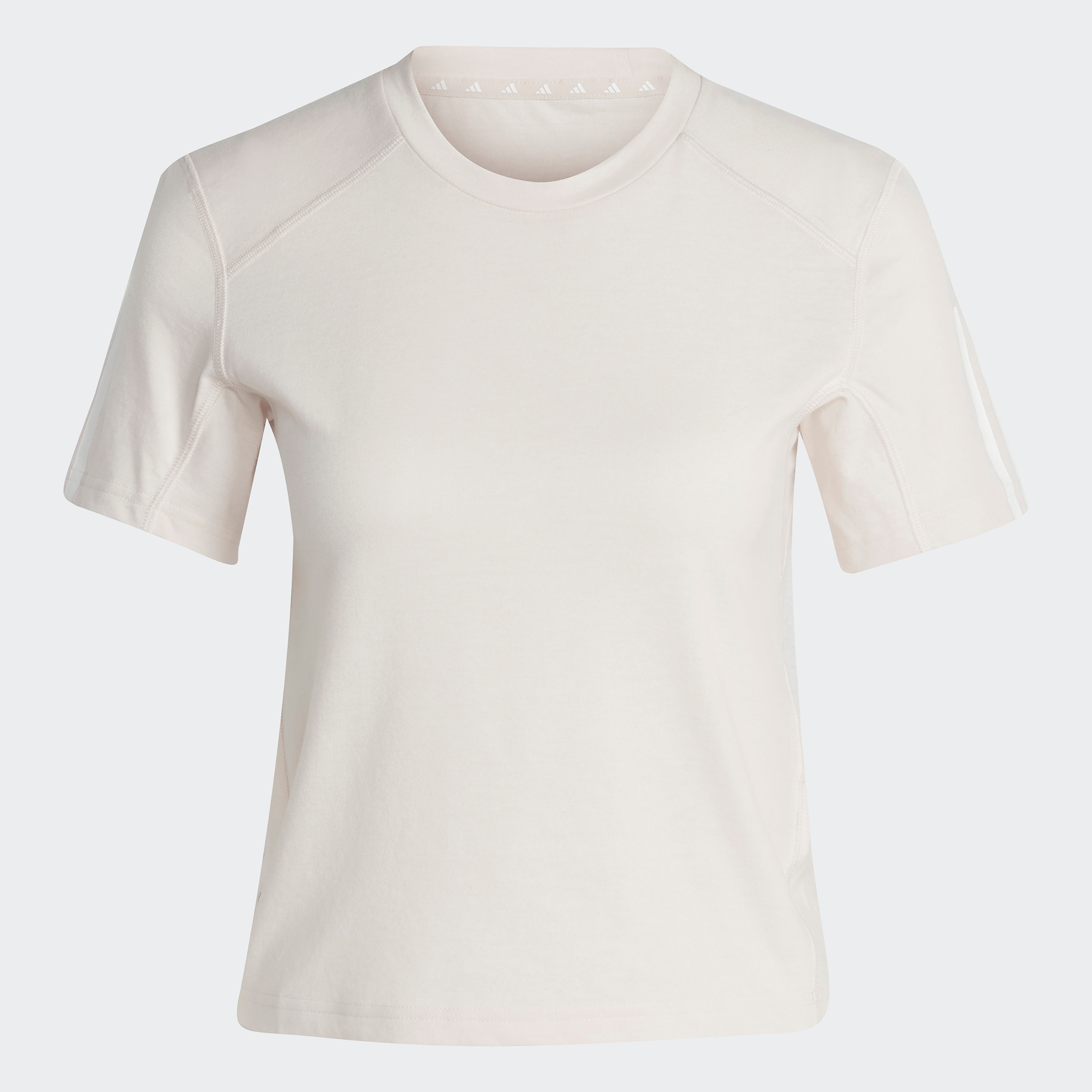 Adidas Training Essential Cot Women 3 Stripe T Shirt-women-clothing-tshirts-image-6