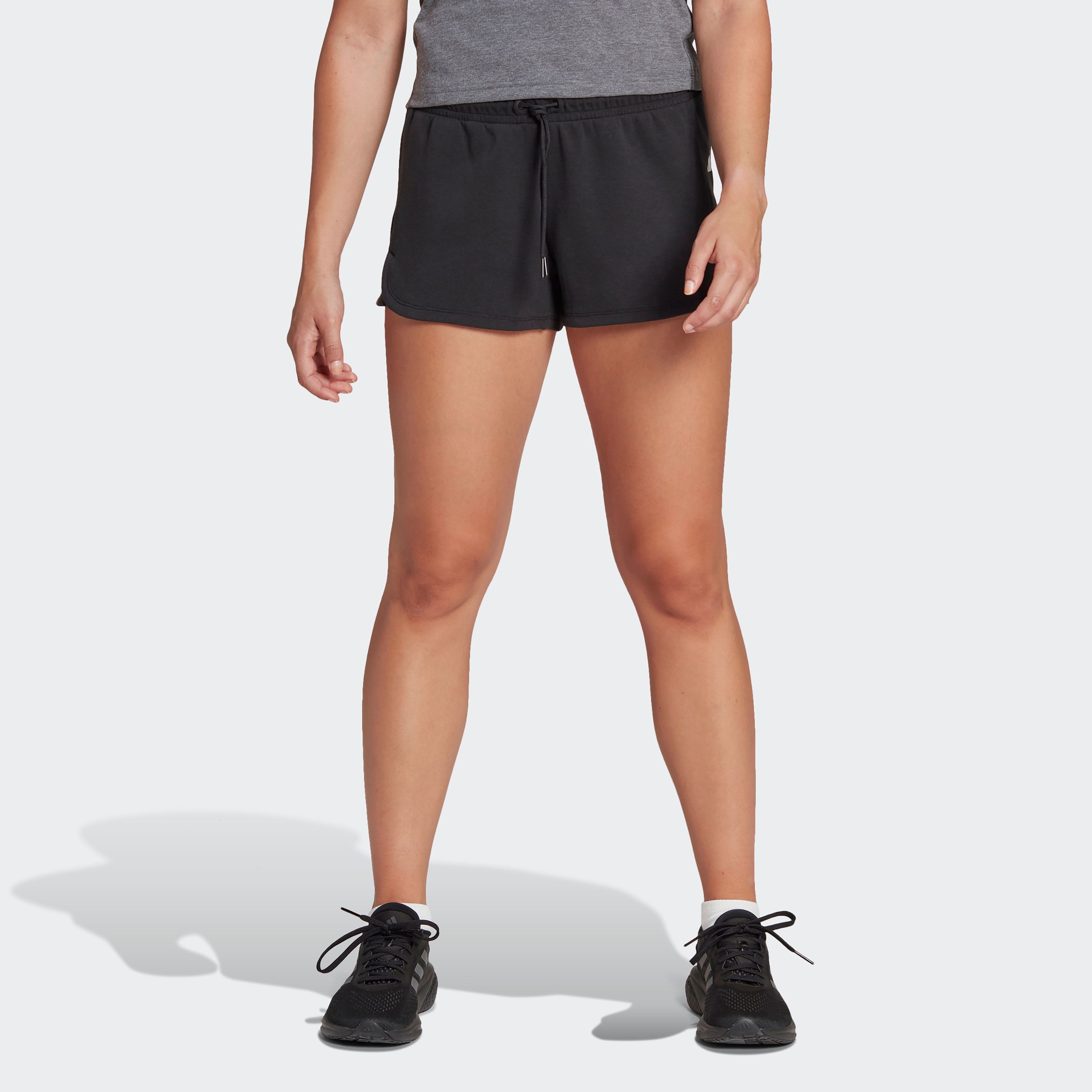 Adidas Training Essential Cot Pcr Women 3 Stripe Shorts-sports-women-clothing-athleticskirtsandshorts-image-1