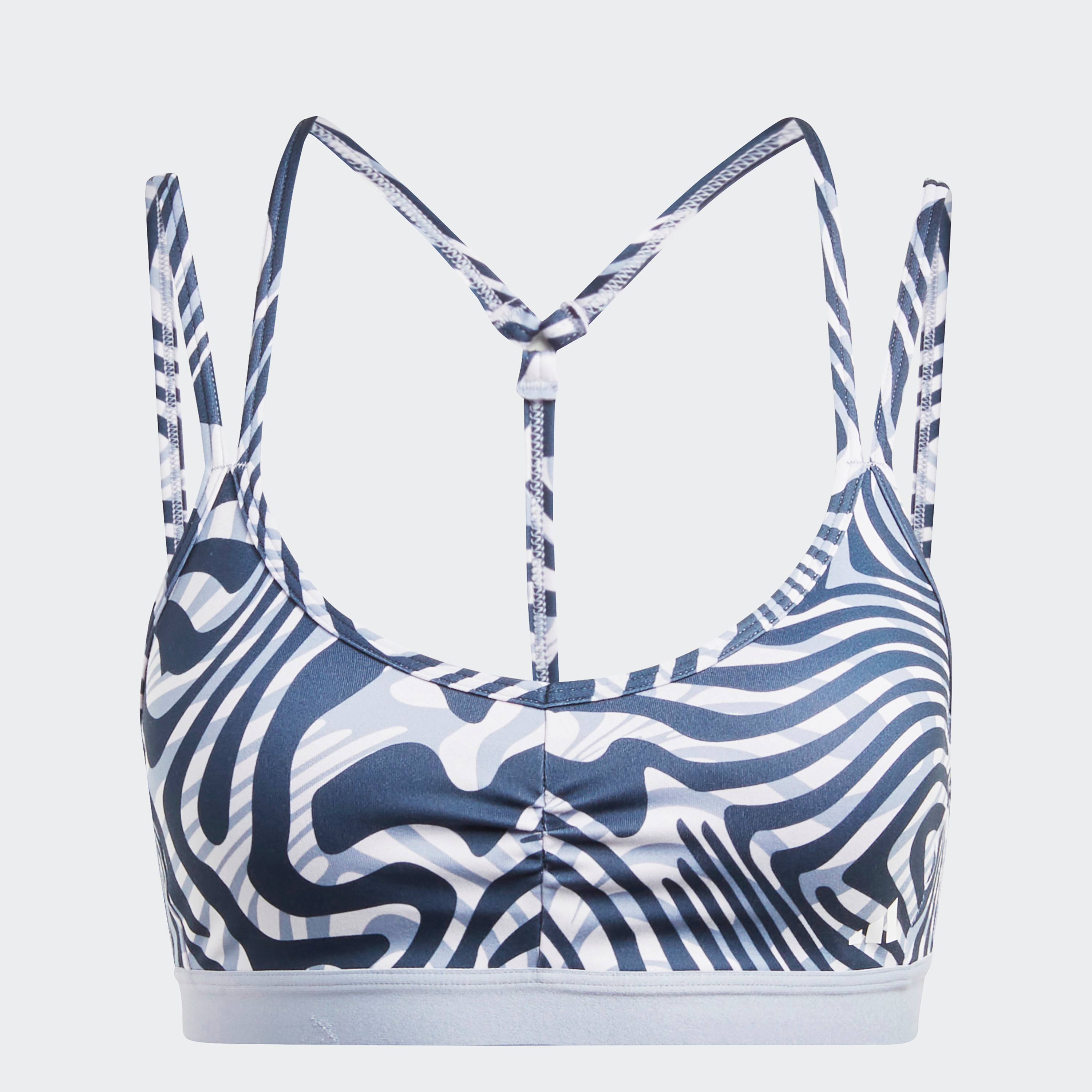  حمالة صدر رياضية لليوغا مطبوعة عليها اي اس اس ال اس ايه او بي بي للنساء من اديداس-women-clothing-sportswearandactivewear-sportsbras-image-5