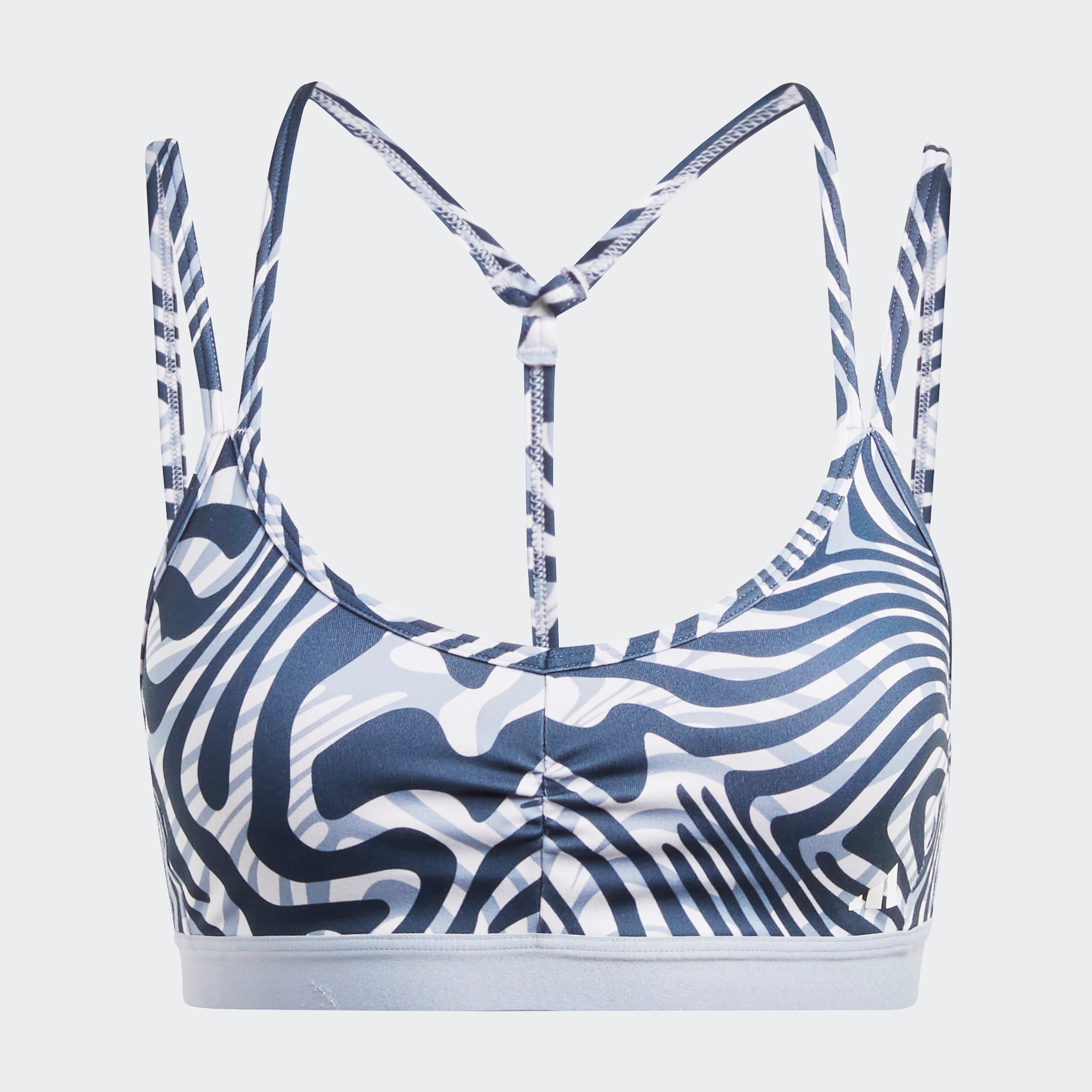  حمالة صدر رياضية لليوغا مطبوعة عليها اي اس اس ال اس ايه او بي بي للنساء من اديداس-women-clothing-sportswearandactivewear-sportsbras-image-6