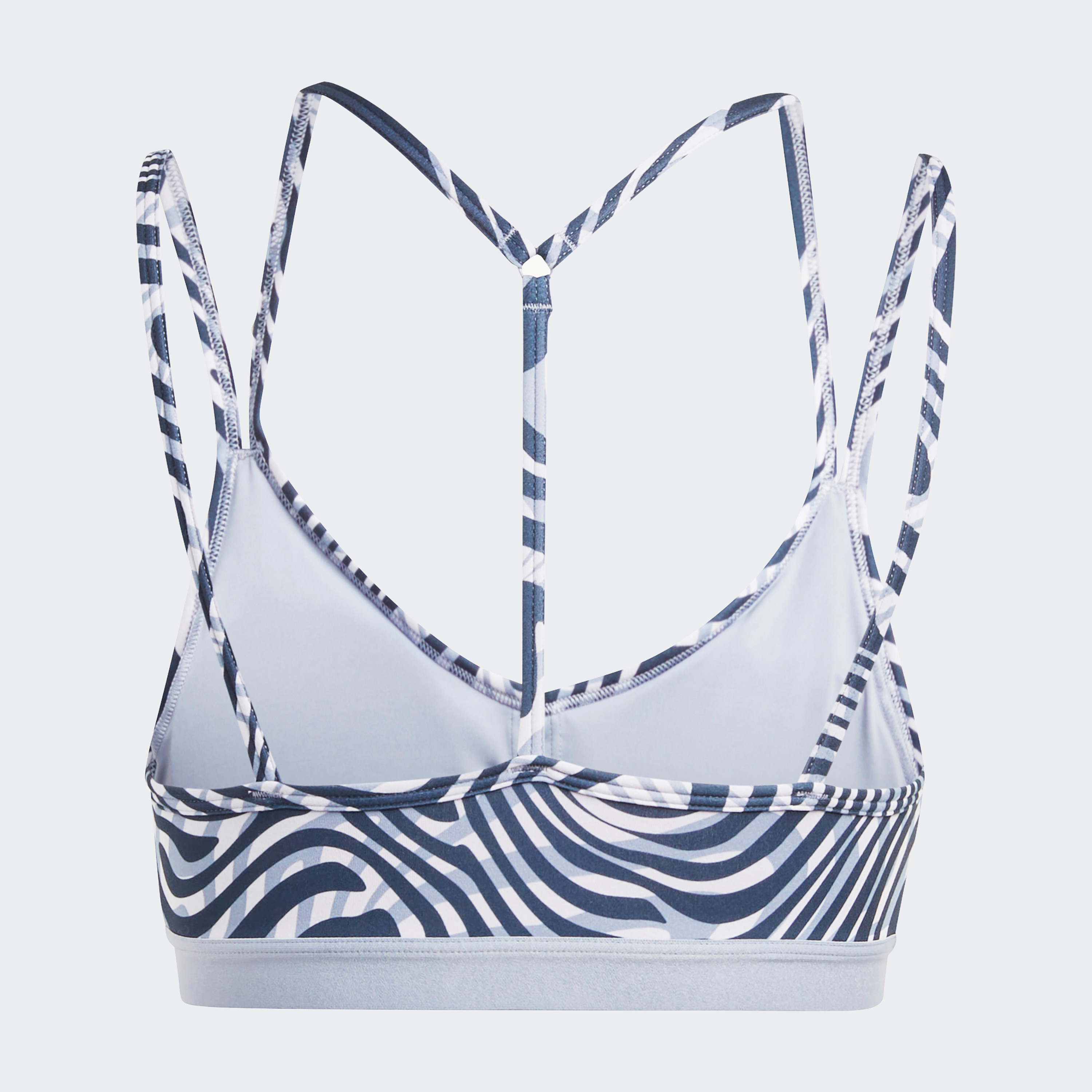  حمالة صدر رياضية لليوغا مطبوعة عليها اي اس اس ال اس ايه او بي بي للنساء من اديداس-women-clothing-sportswearandactivewear-sportsbras-image-7